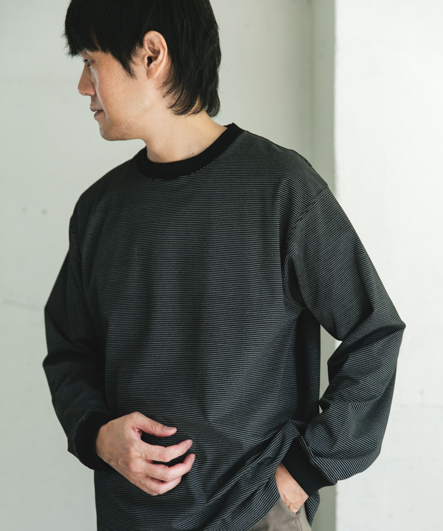 URBAN RESEARCH DOORS「クイックドライロングスリーブTシャツ」|Tシャツ・カットソー|