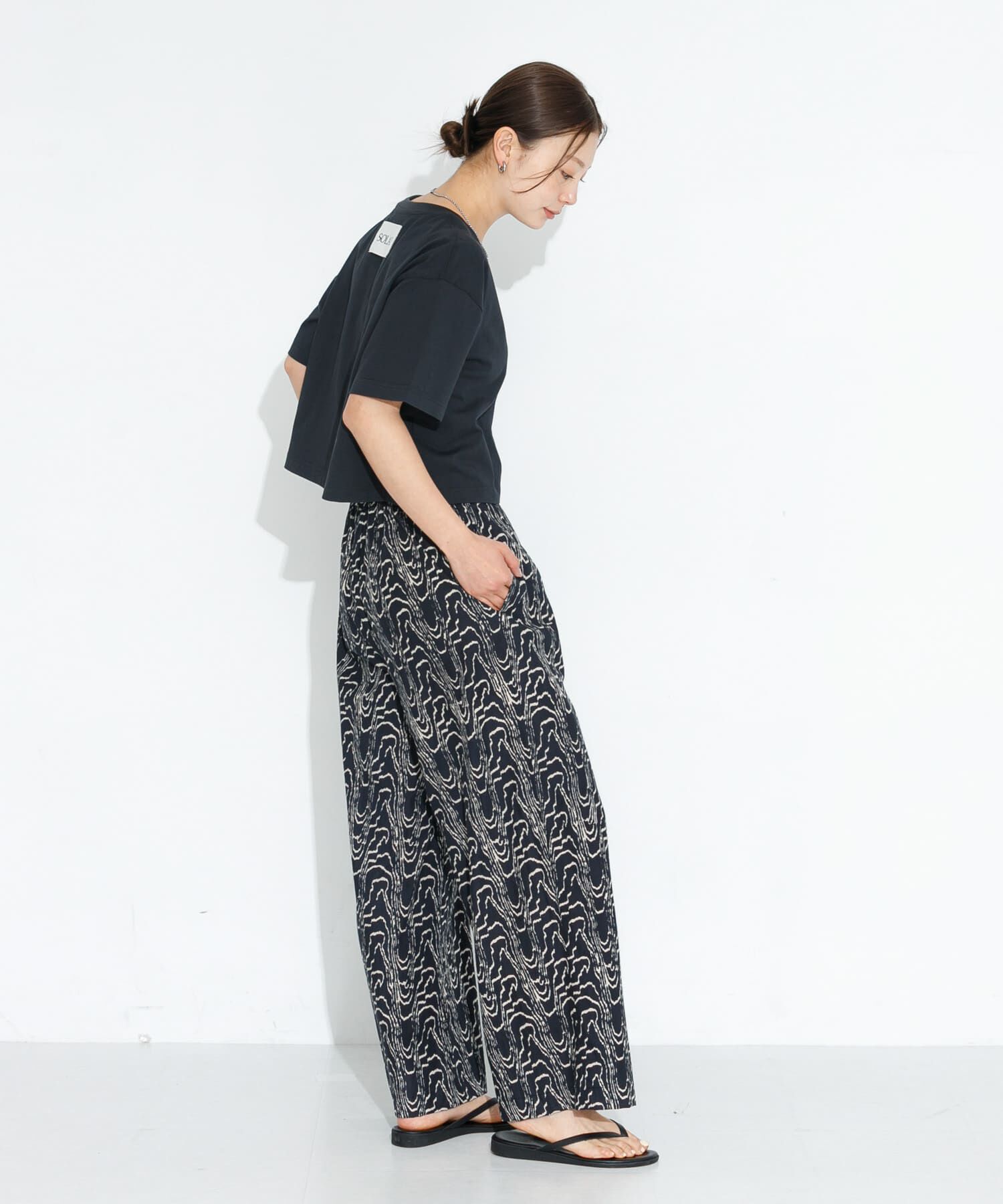 Sonny Label 「SHELTECH クロップドTシャツ」|Tシャツ・カットソー|