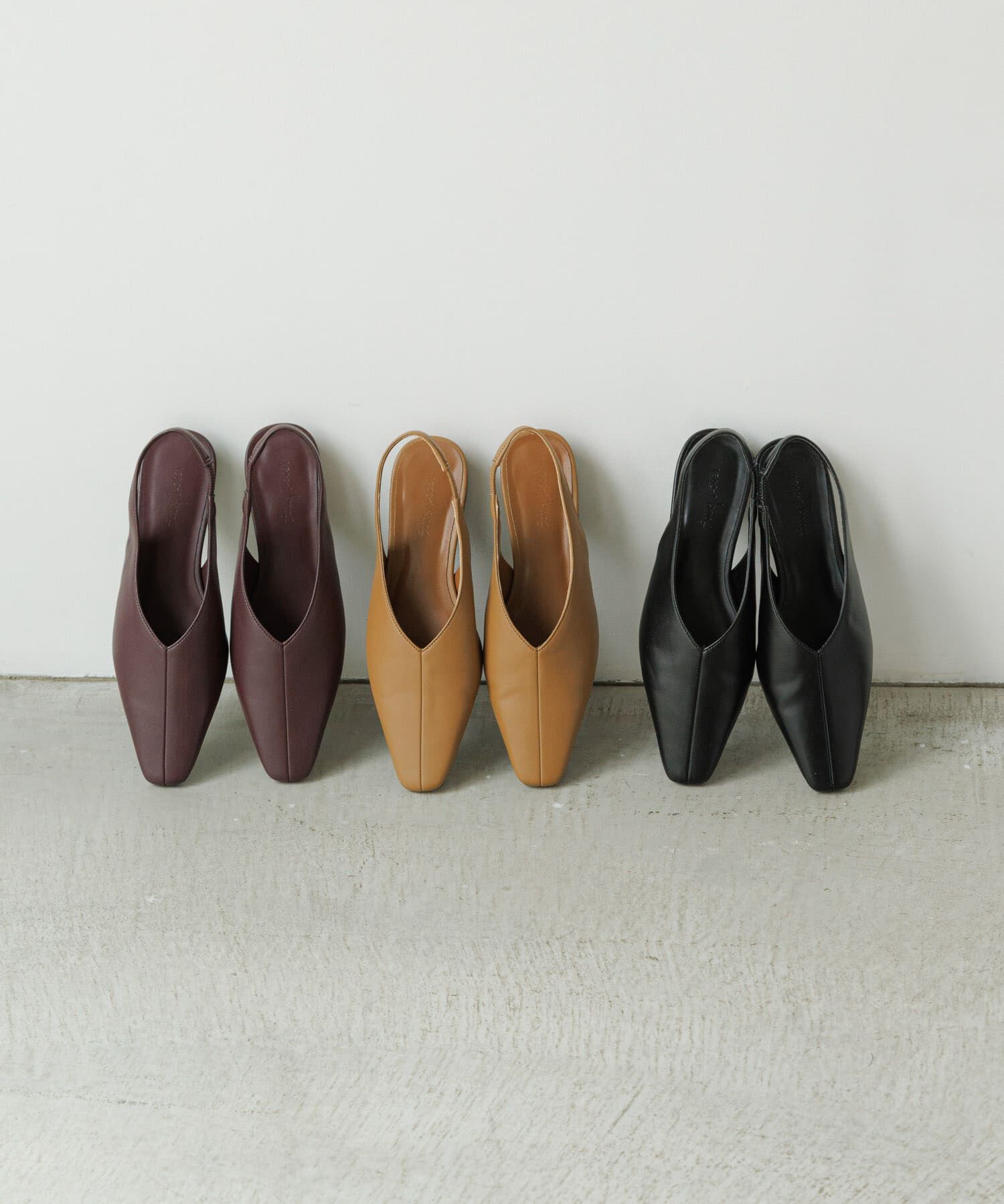 Sonny Label 「バックストラップスクエアパンプス」|パンプス|