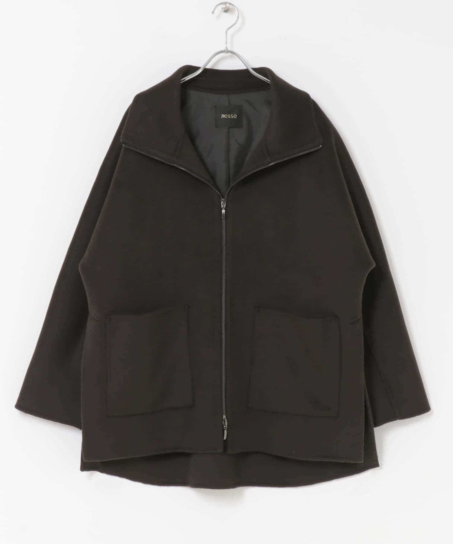 URBAN RESEARCH ROSSO「ダブルジップリバーコート」|ノーカラーコート|