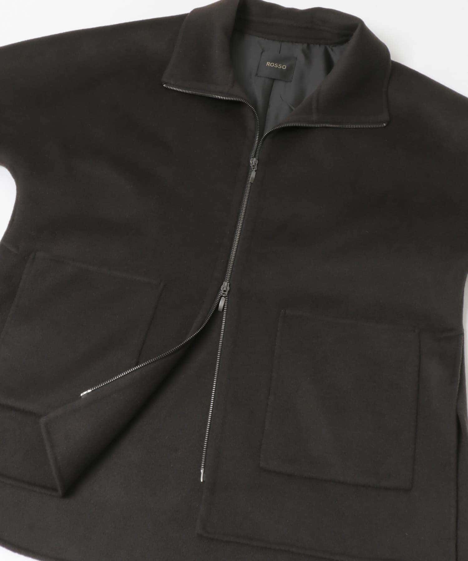 URBAN RESEARCH ROSSO「ダブルジップリバーコート」|ノーカラーコート|