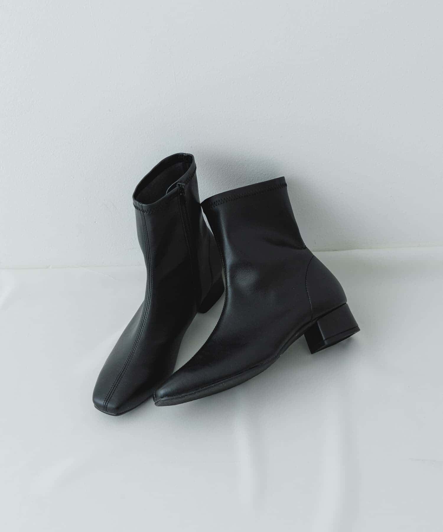 RODE SKO「『MADE IN JAPAN』3センチスクエアトゥショートブーツ」|ショートブーツ|