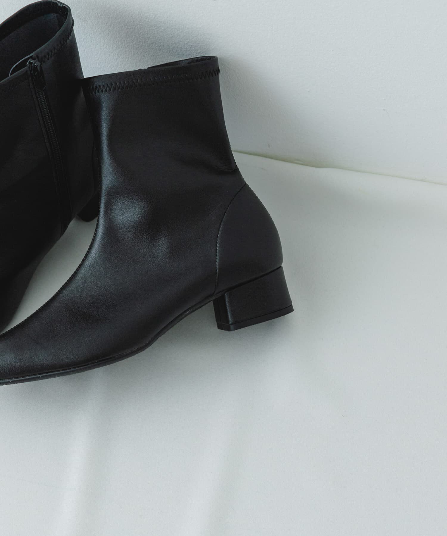 RODE SKO「『MADE IN JAPAN』3センチスクエアトゥショートブーツ」|ショートブーツ|