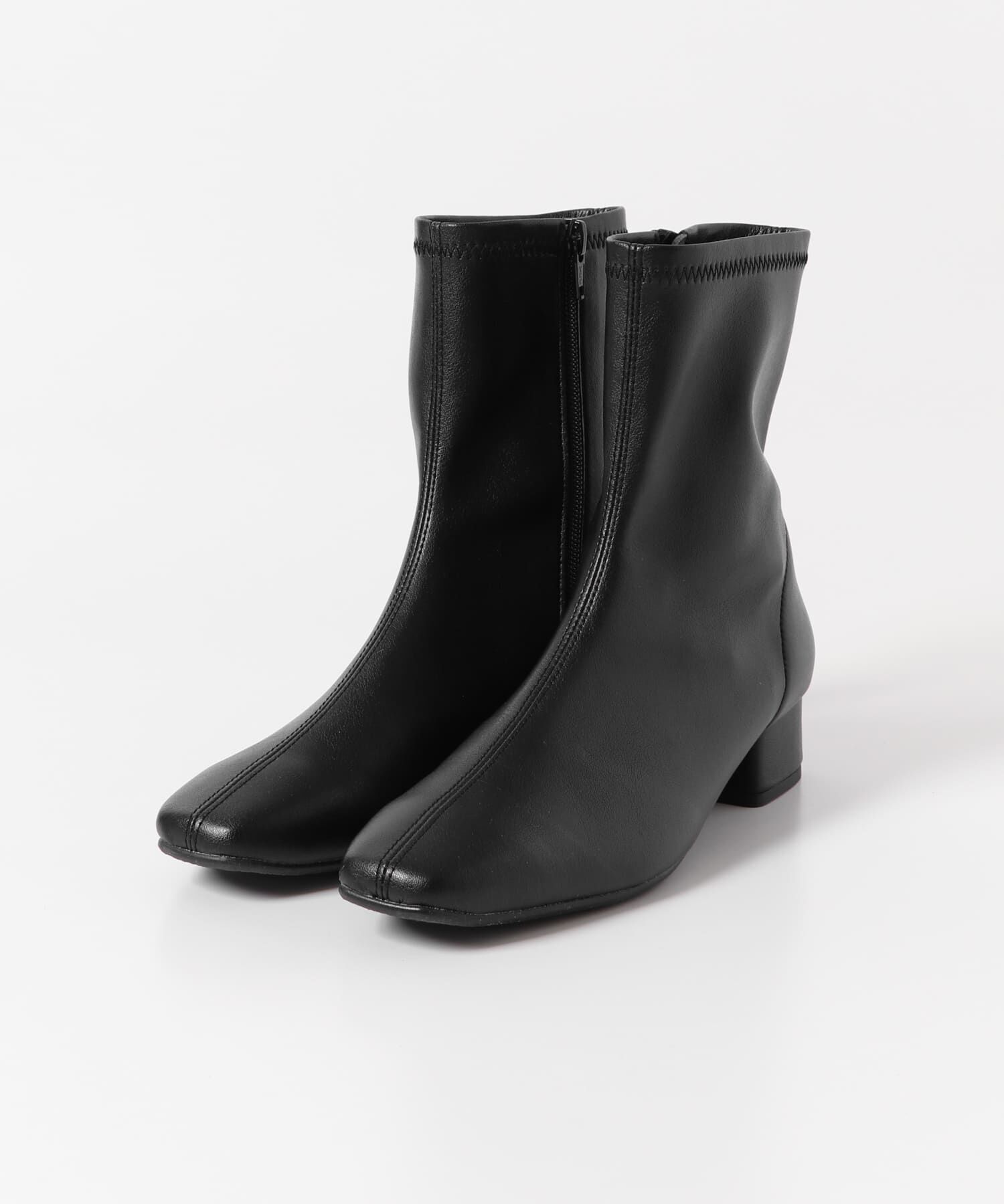 RODE SKO「『MADE IN JAPAN』3センチスクエアトゥショートブーツ」|ショートブーツ|