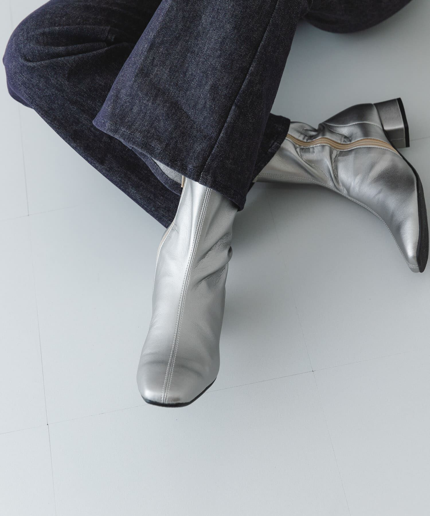 RODE SKO「『MADE IN JAPAN』3センチスクエアトゥショートブーツ」|ショートブーツ|