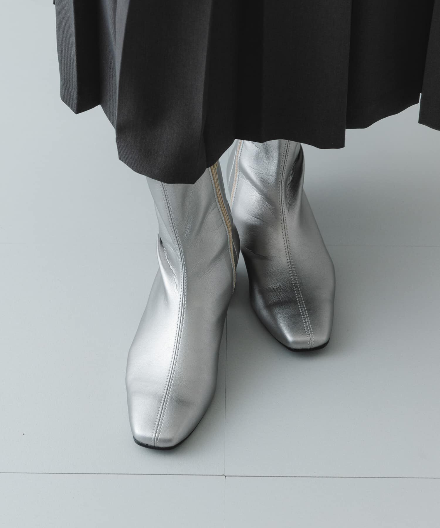 RODE SKO「『MADE IN JAPAN』3センチスクエアトゥショートブーツ」|ショートブーツ|