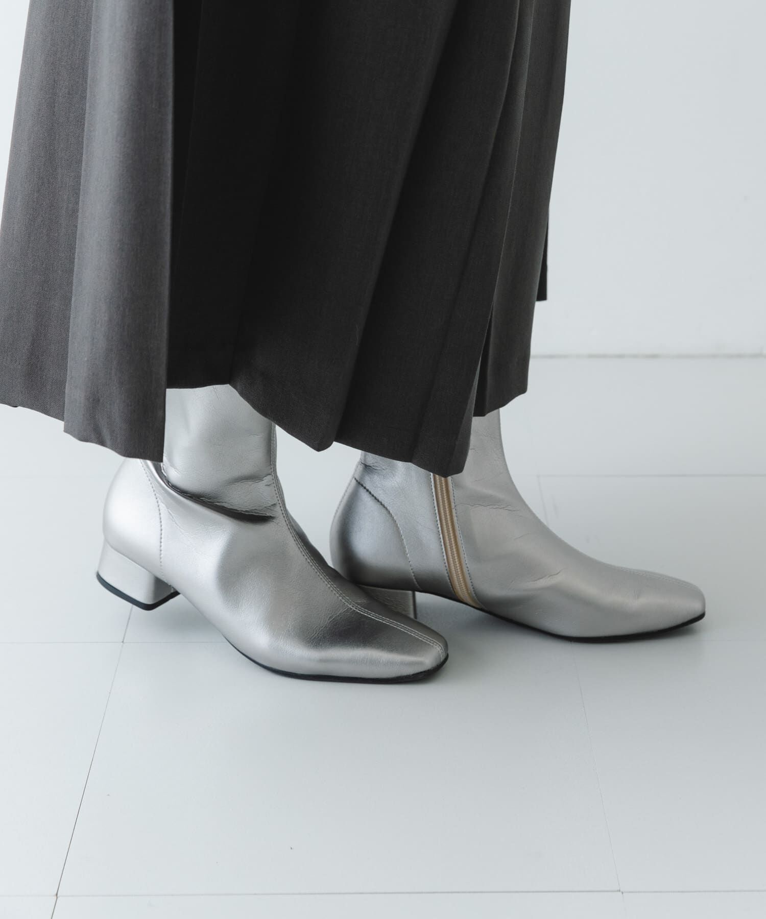 RODE SKO「『MADE IN JAPAN』3センチスクエアトゥショートブーツ」|ショートブーツ|