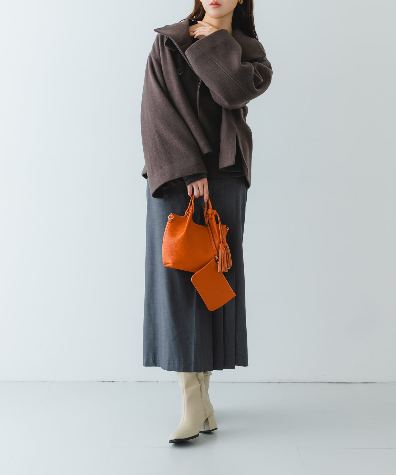 RODE SKO「『MADE IN JAPAN』5.5センチスクエアトゥロングブーツ」|ショートブーツ|