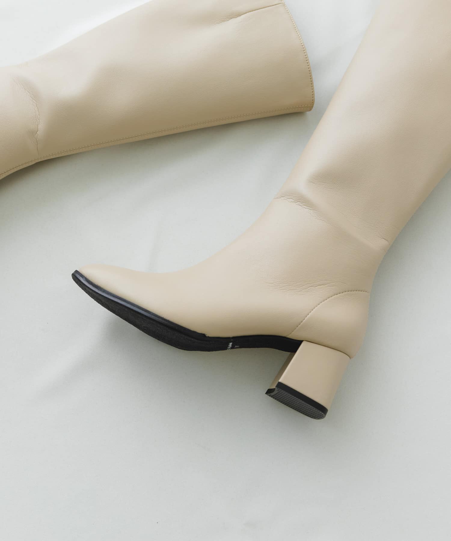 RODE SKO「『MADE IN JAPAN』5.5センチスクエアトゥロングブーツ」|ショートブーツ|