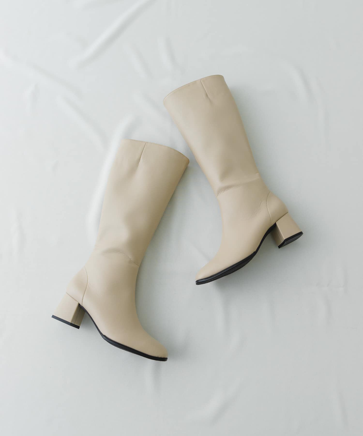 RODE SKO「『MADE IN JAPAN』5.5センチスクエアトゥロングブーツ」|ショートブーツ|