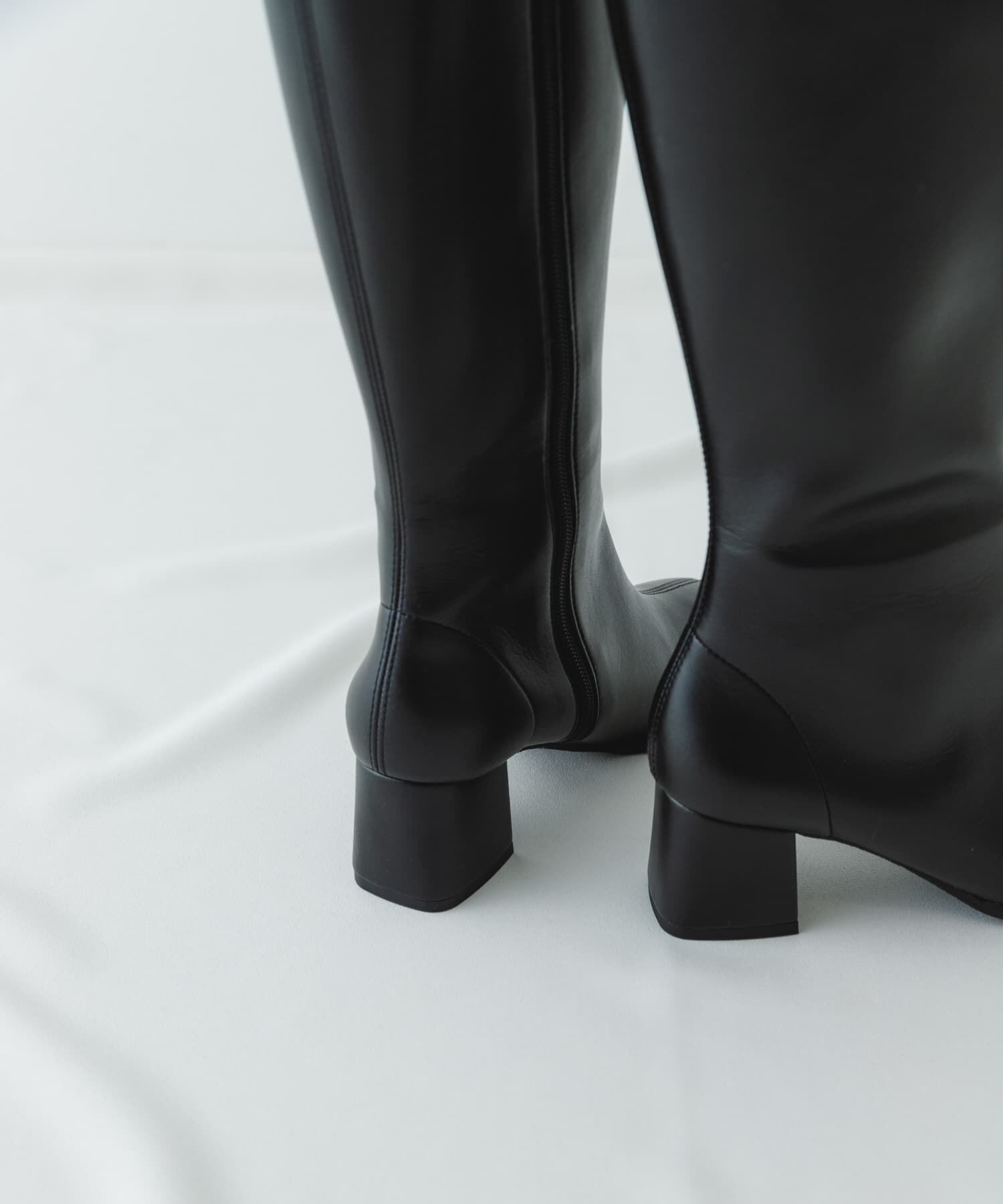 RODE SKO「『MADE IN JAPAN』5.5センチスクエアトゥロングブーツ」|ショートブーツ|