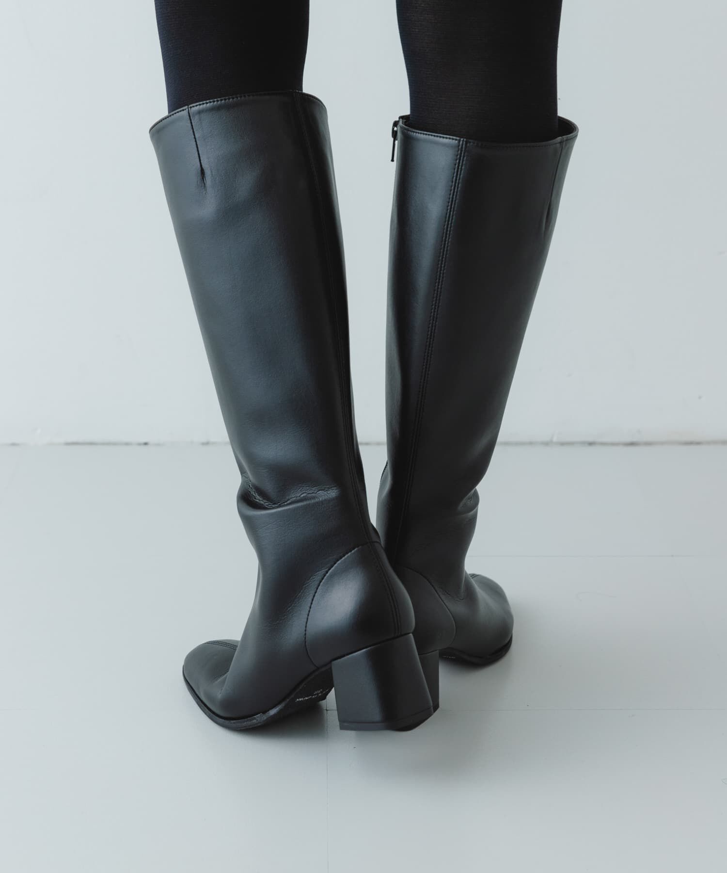 RODE SKO「『MADE IN JAPAN』5.5センチスクエアトゥロングブーツ」|ショートブーツ|