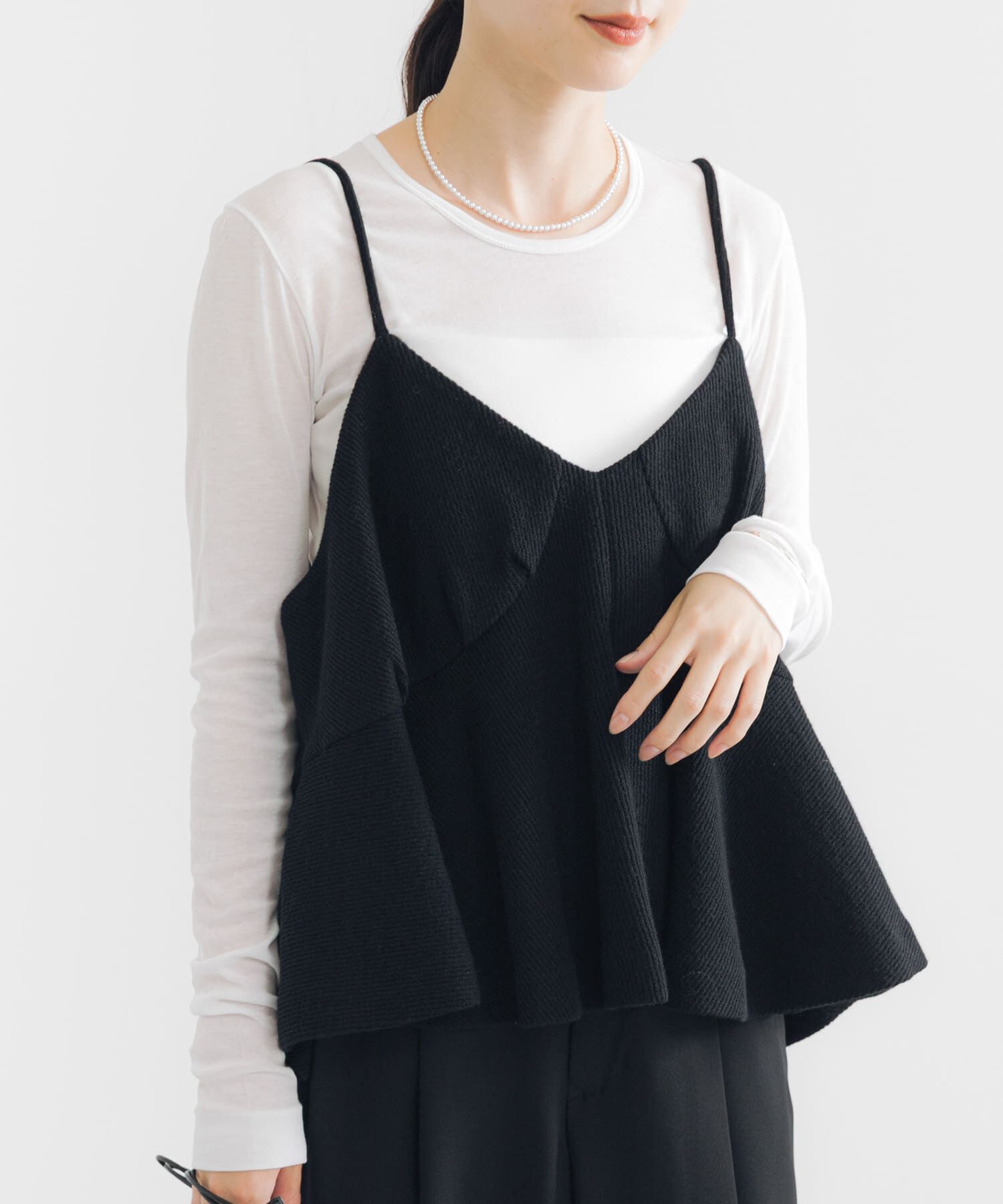 URBAN RESEARCH「『別注』crinkle crinkle crinkle&times;URBAN RESEARCH　wool  lingerie cami」|キャミソール|