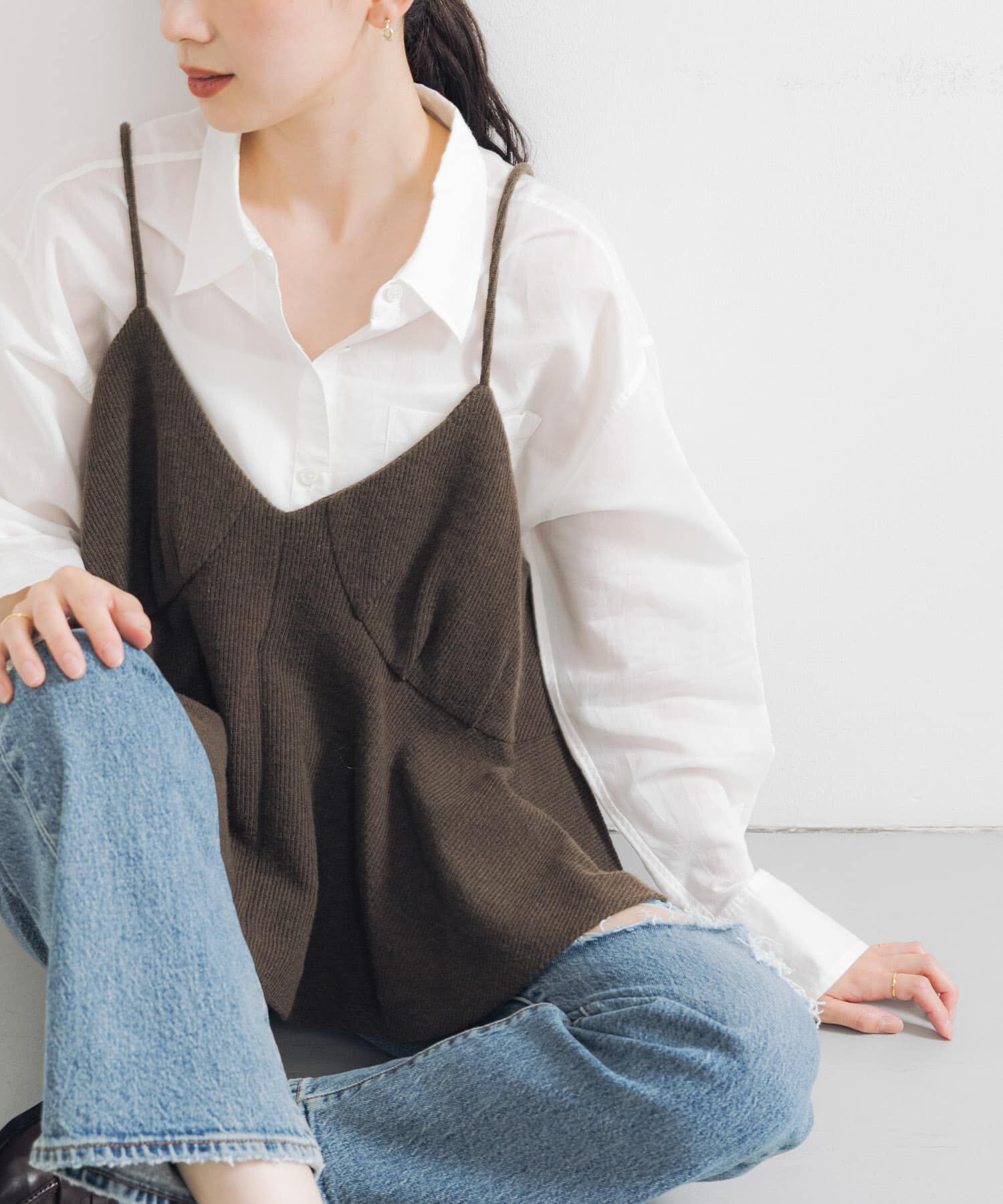 URBAN RESEARCH「『別注』crinkle crinkle crinkle&times;URBAN RESEARCH　wool  lingerie cami」|キャミソール|