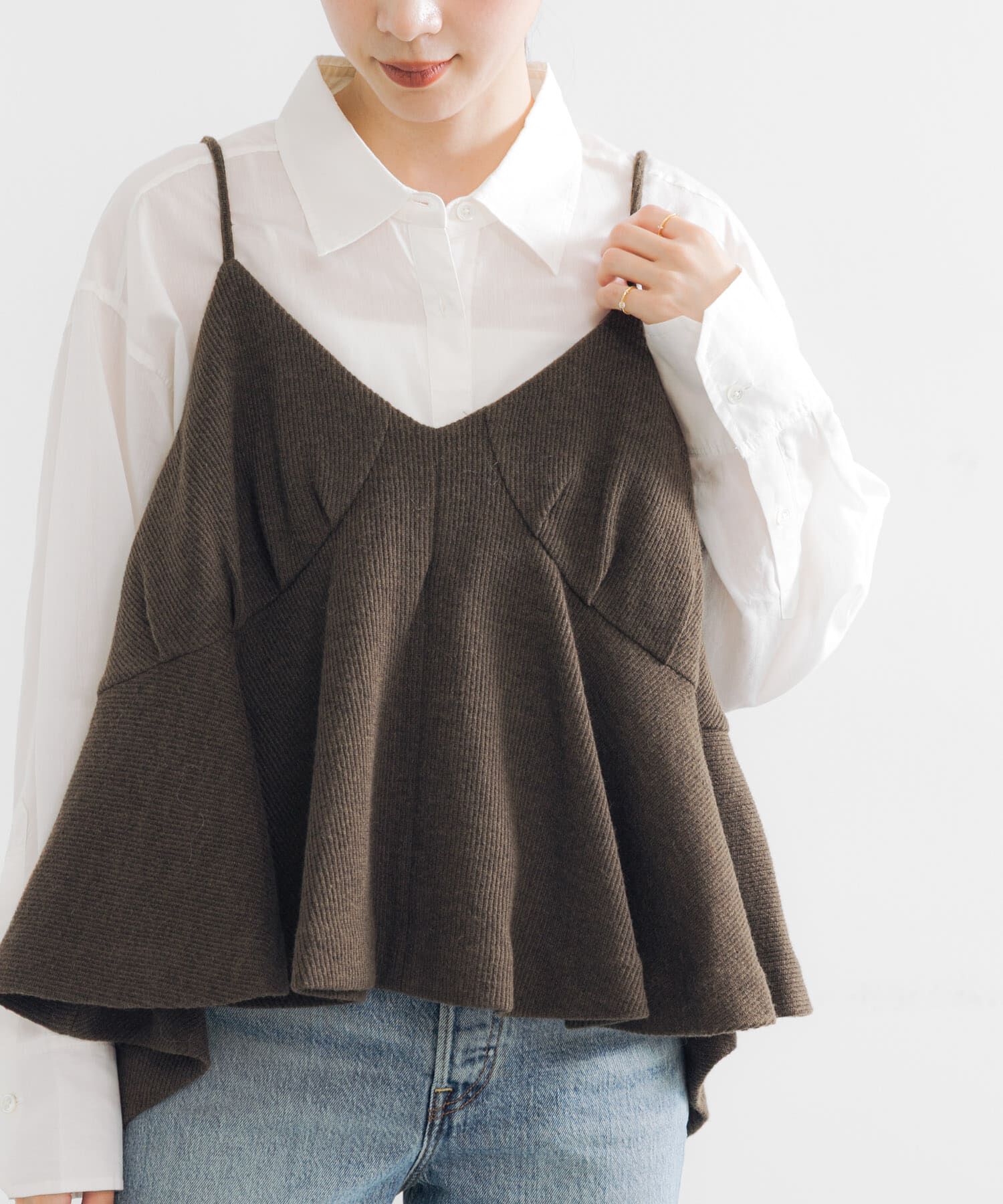 URBAN RESEARCH「『別注』crinkle crinkle crinkle&times;URBAN RESEARCH　wool  lingerie cami」|キャミソール|