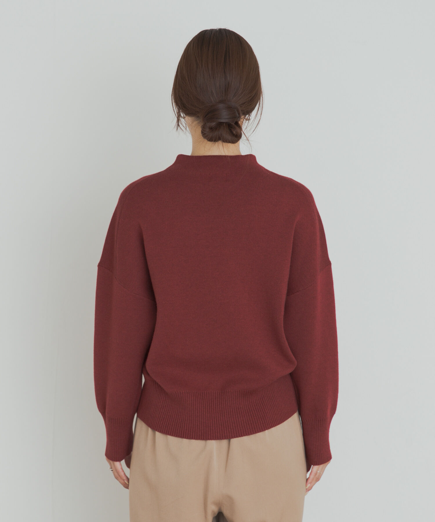 URBAN RESEARCH DOORS「『蓄熱/洗濯可』ボトルネックKNITプルオーバー」|ニット・セーター|