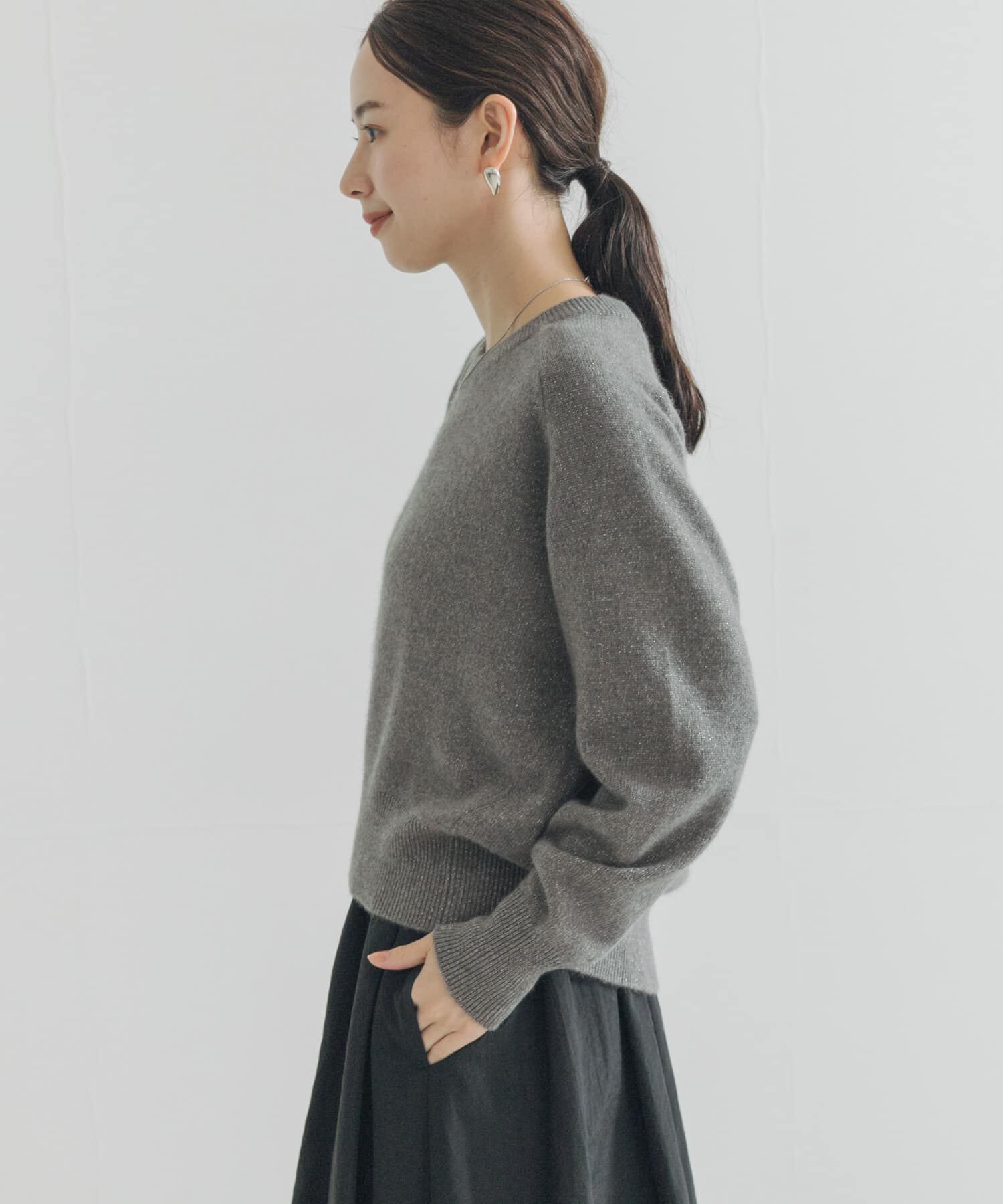 URBAN RESEARCH「FOX混ラメニット」|ニット・セーター|