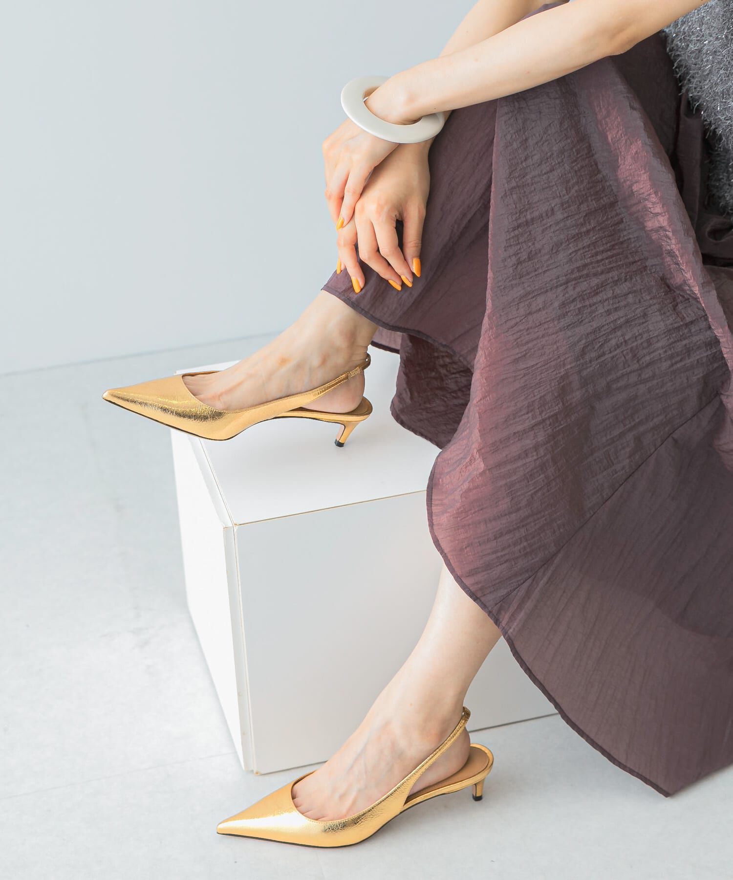 URBAN RESEARCH ROSSO「PELLICO　バックストラップパンプス」|パンプス|