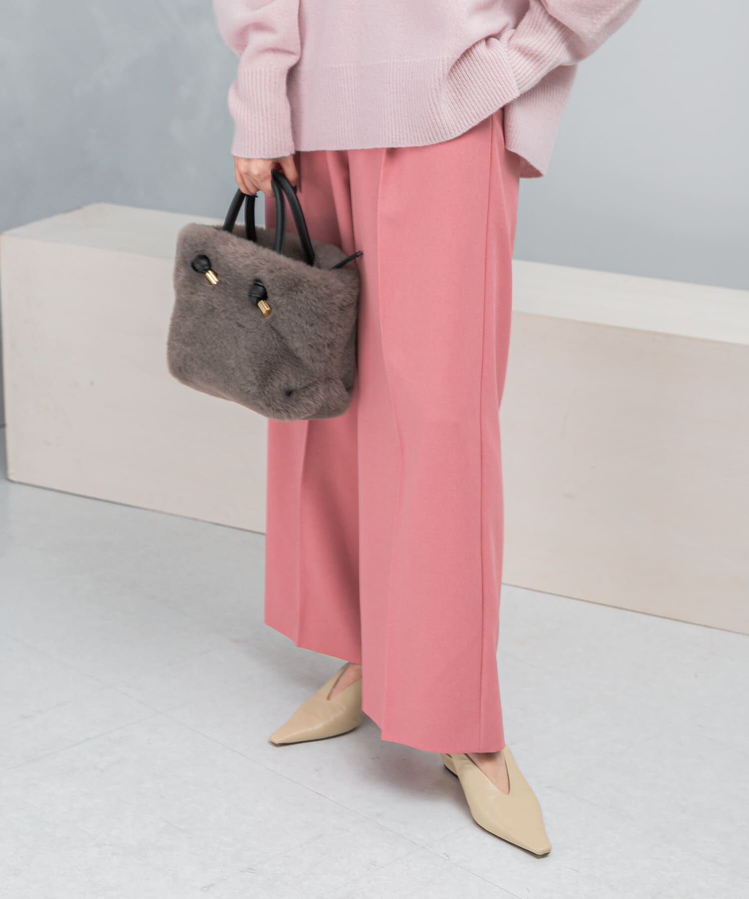 URBAN RESEARCH ROSSO「イージーケアタックイージーパンツ」|その他|ライトピンク