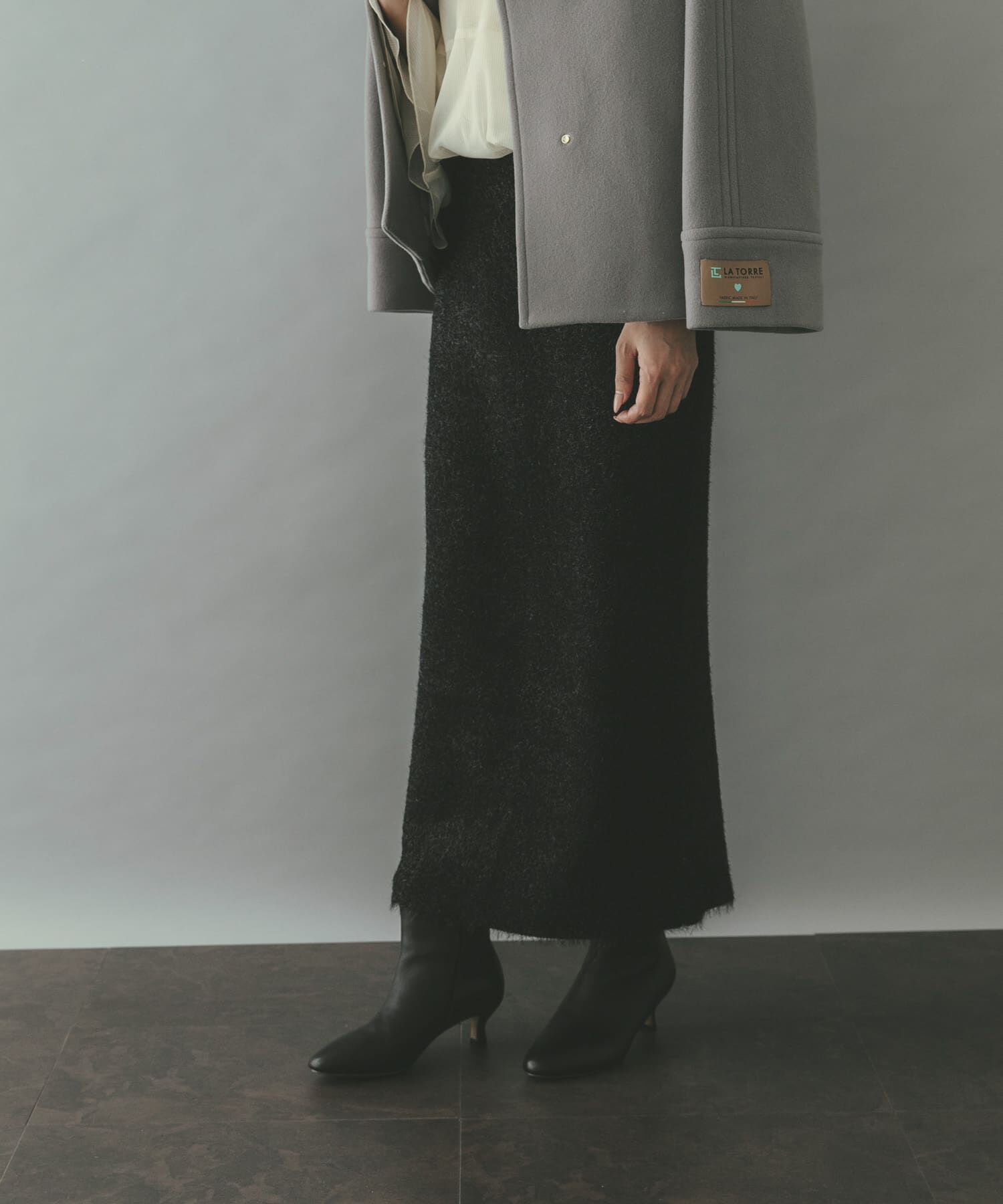 URBAN RESEARCH ROSSO「ラメシャギーニットスカート」|スカート|