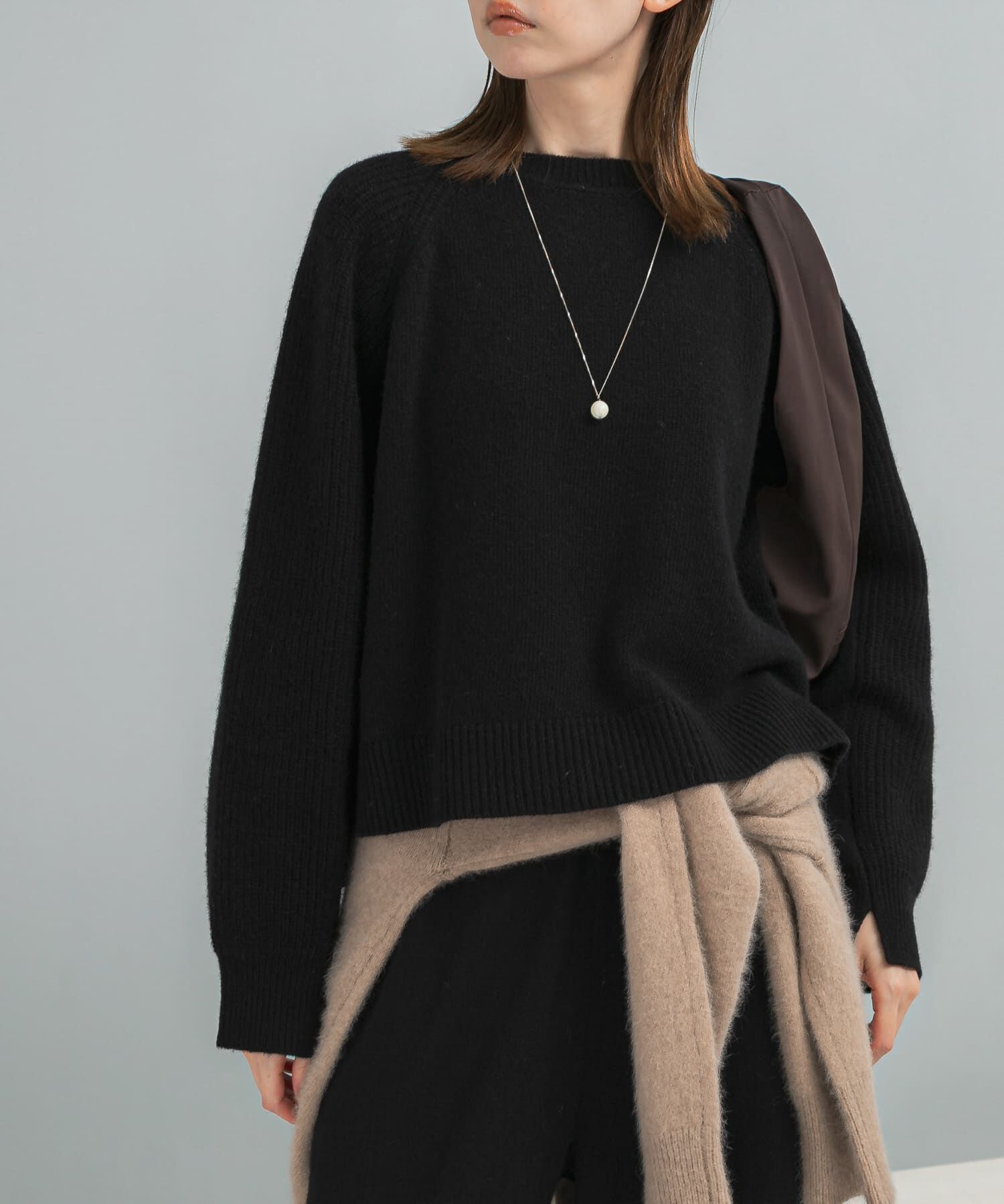 URBAN RESEARCH ROSSO「スーパーファインラムズウールショートニット」|ニット・セーター|