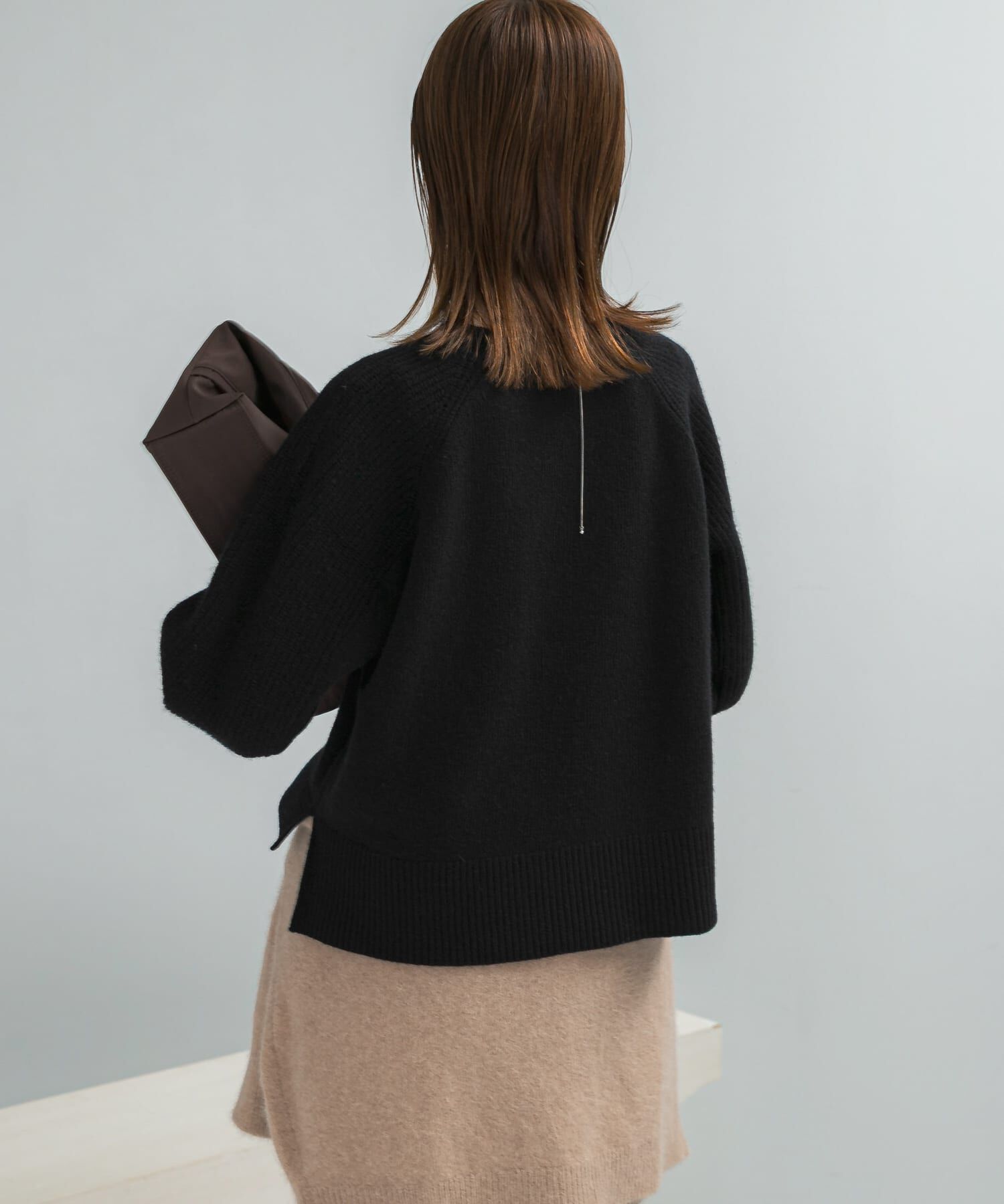 URBAN RESEARCH ROSSO「スーパーファインラムズウールショートニット」|ニット・セーター|