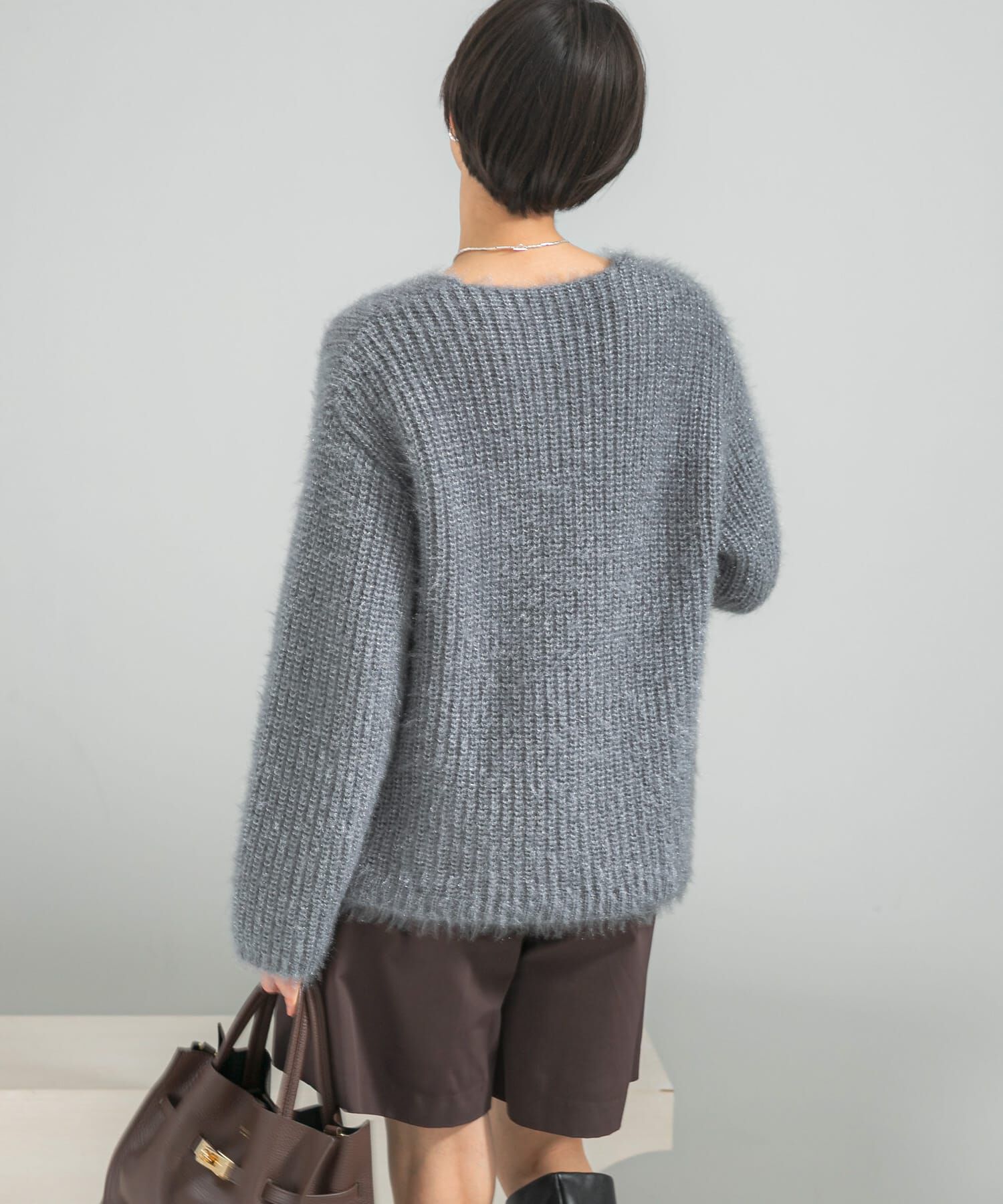 URBAN RESEARCH ROSSO「シャギーVネックニット」|ニット・セーター|