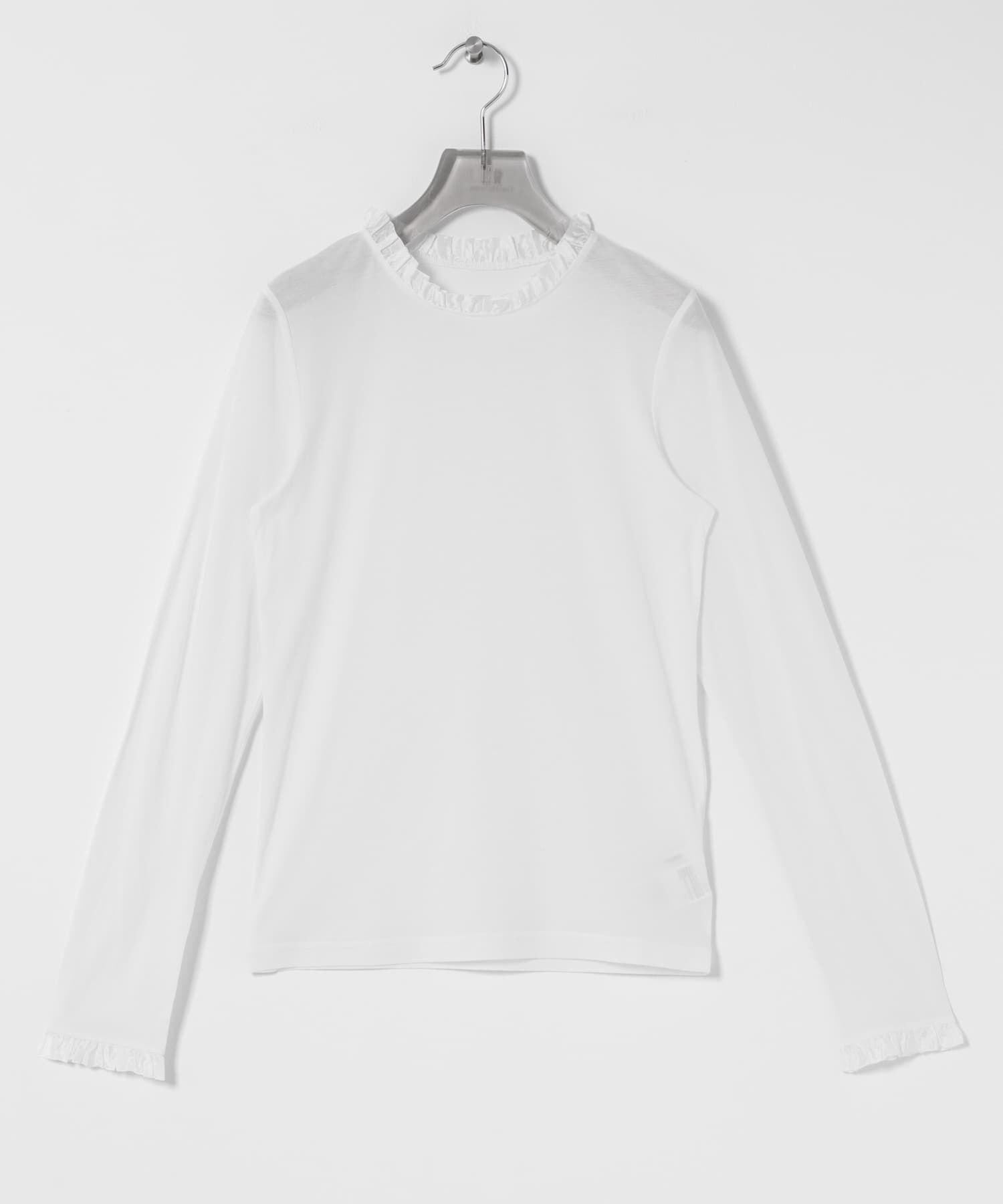 URBAN RESEARCH「フリルデザインシアーカットソー」|Tシャツ・カットソー|