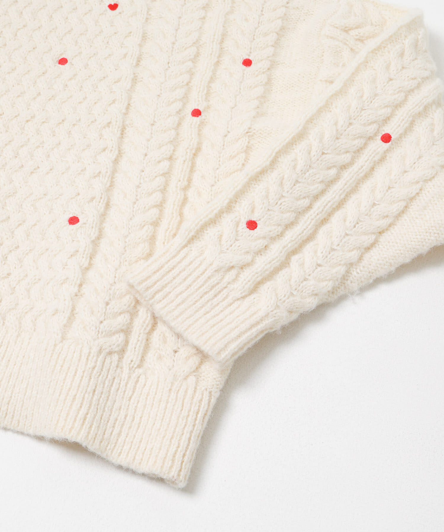 Sonny Label 「刺繍ケーブルニット」|ニット・セーター|