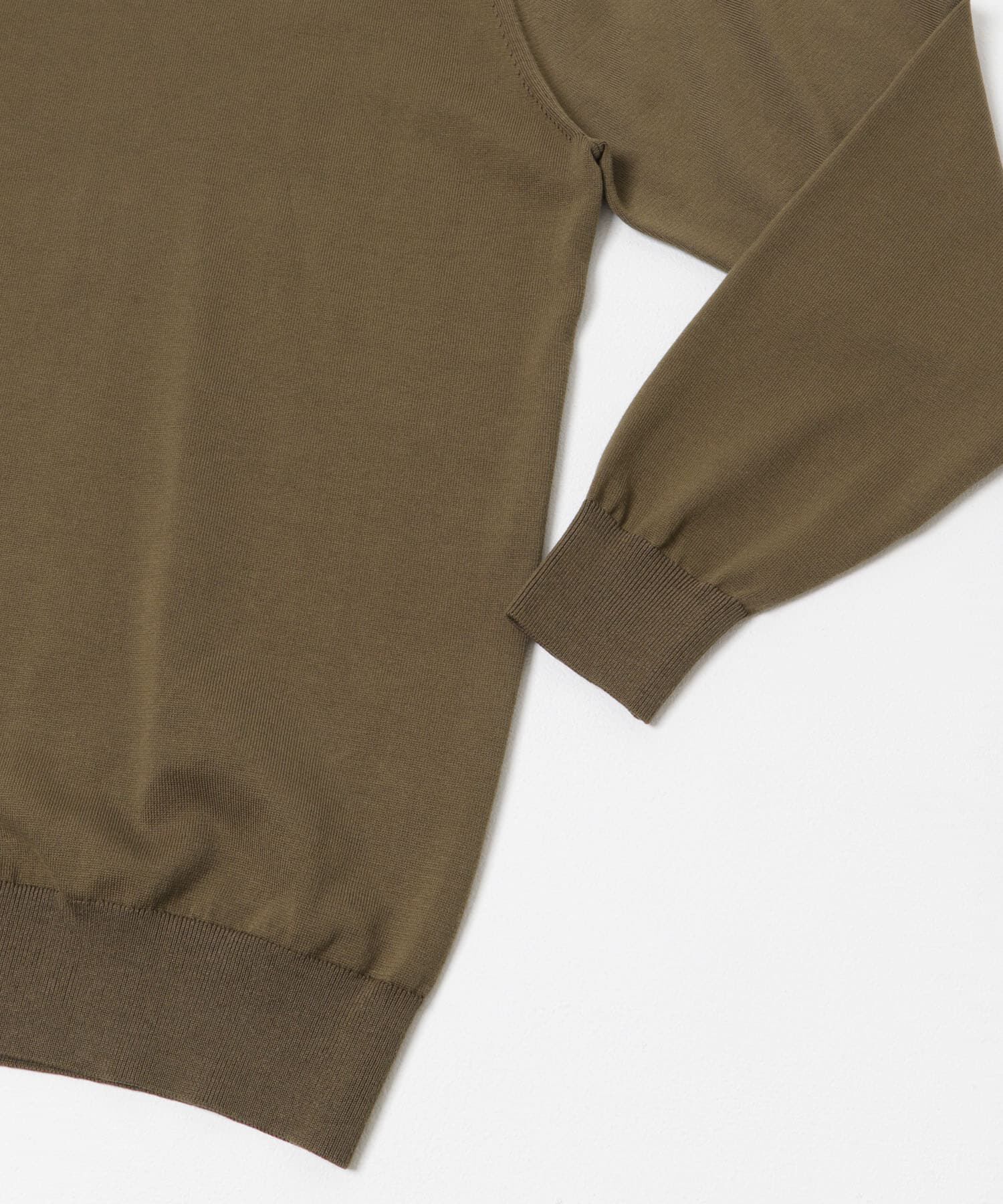 URBAN RESEARCH DOORS「LIFE STYLE TAILOR　ハイゲージクルーネック長袖ニット」|ニット・セーター|