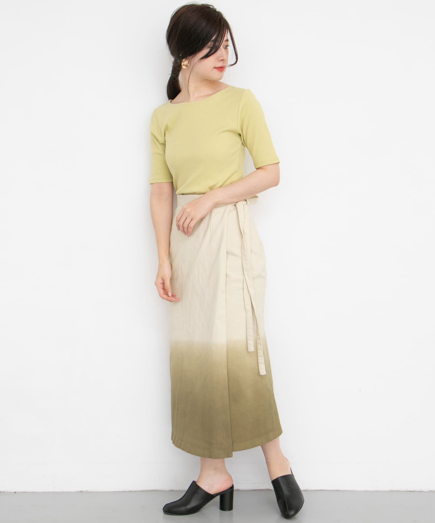  「グラデーションディップダイスカート&there4;」|スカート|