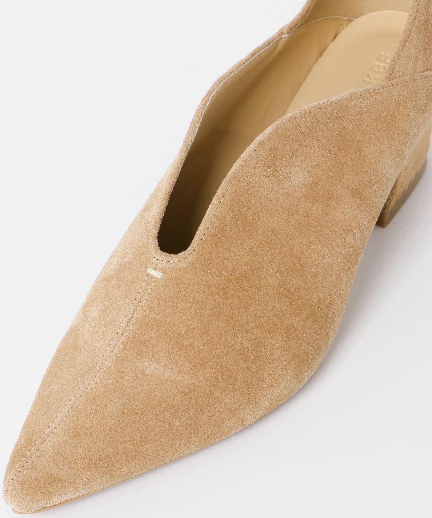  「ポインテッドトゥスエードブーティ」|ショートブーツ|