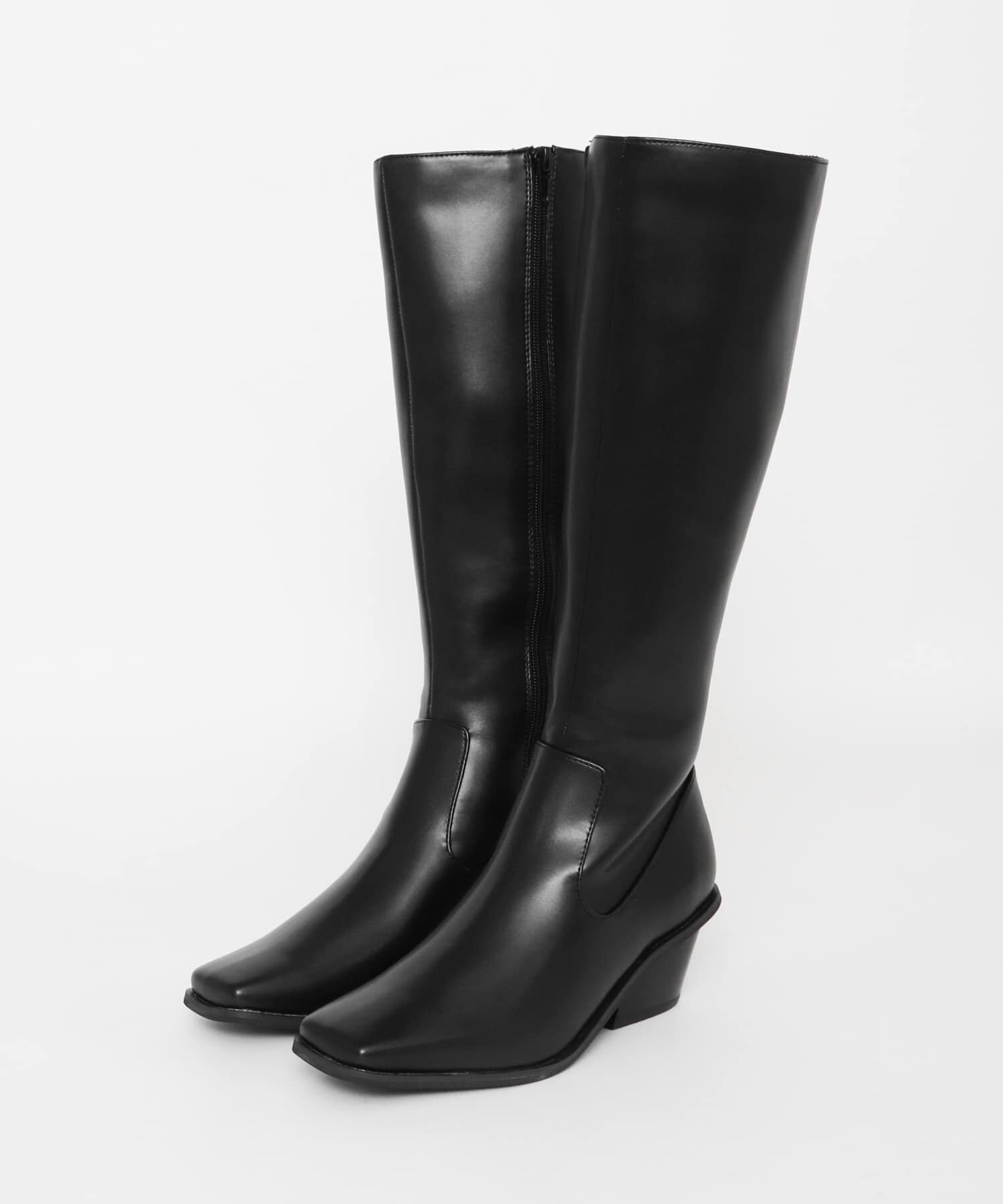  「ウエスタンヒールロングブーツ」|ショートブーツ|