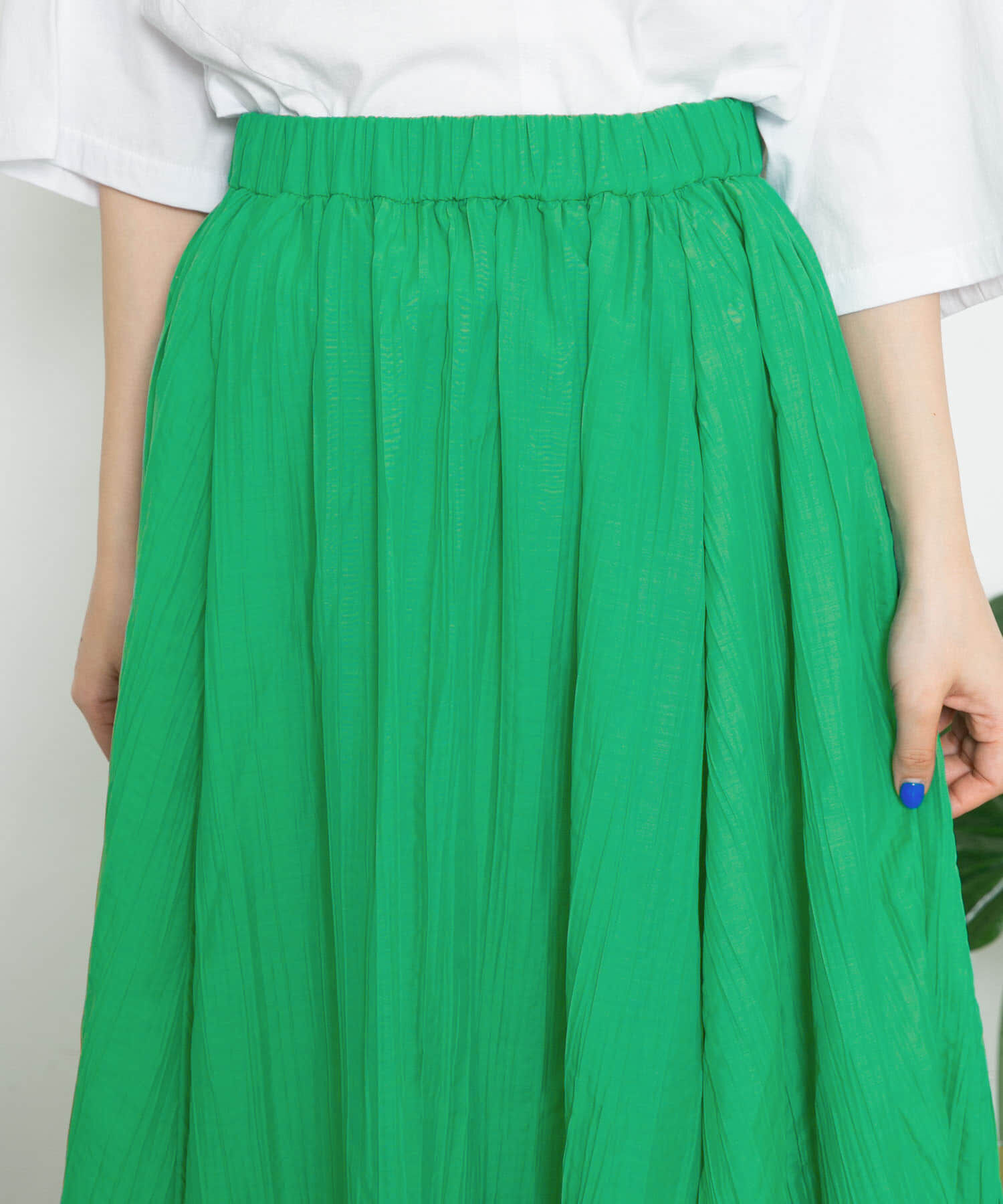  「シアーボリュームフレアスカート」|スカート|