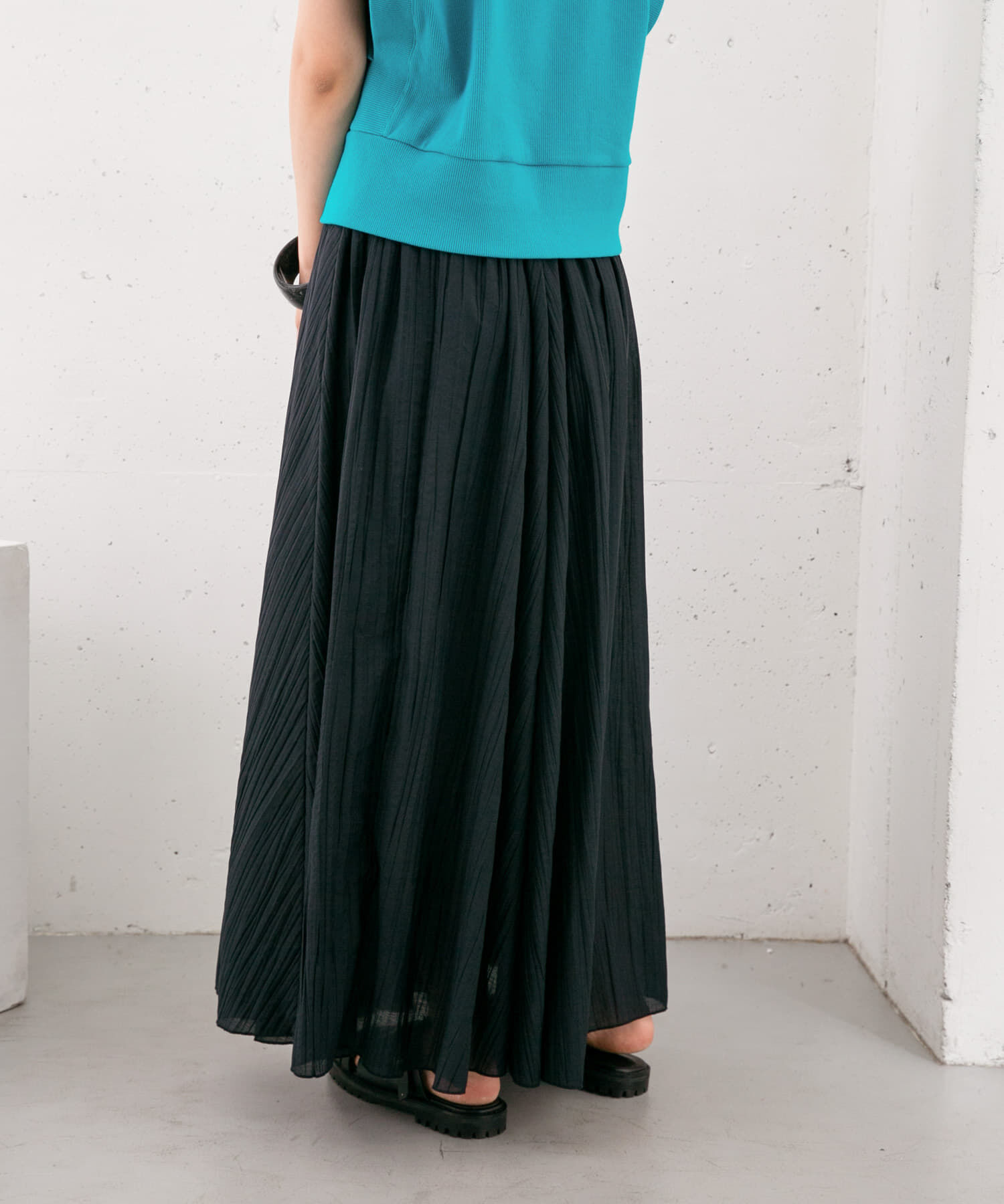  「シアーボリュームフレアスカート」|スカート|