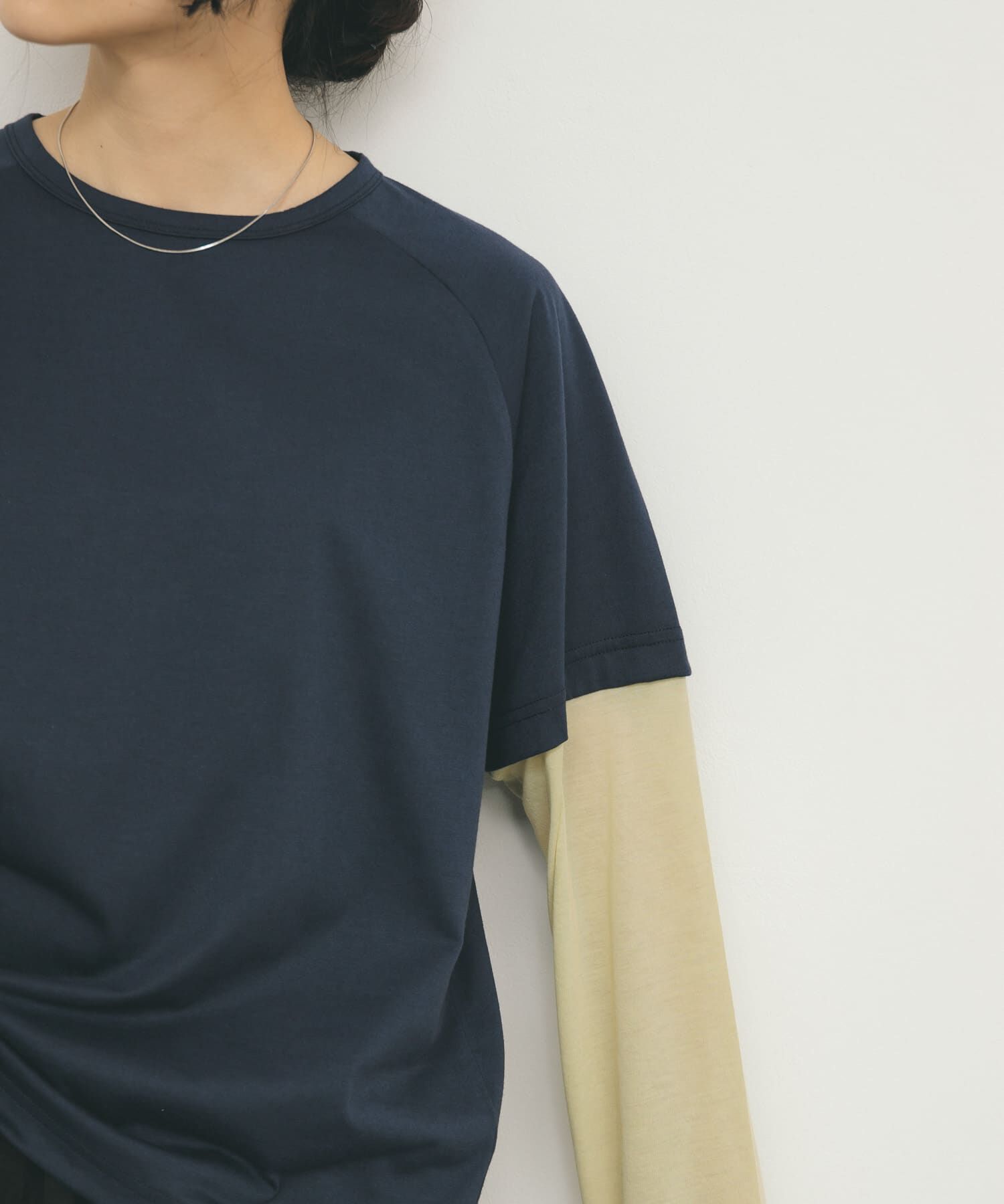  「シアースイッチングラグランTEE」|Tシャツ・カットソー|