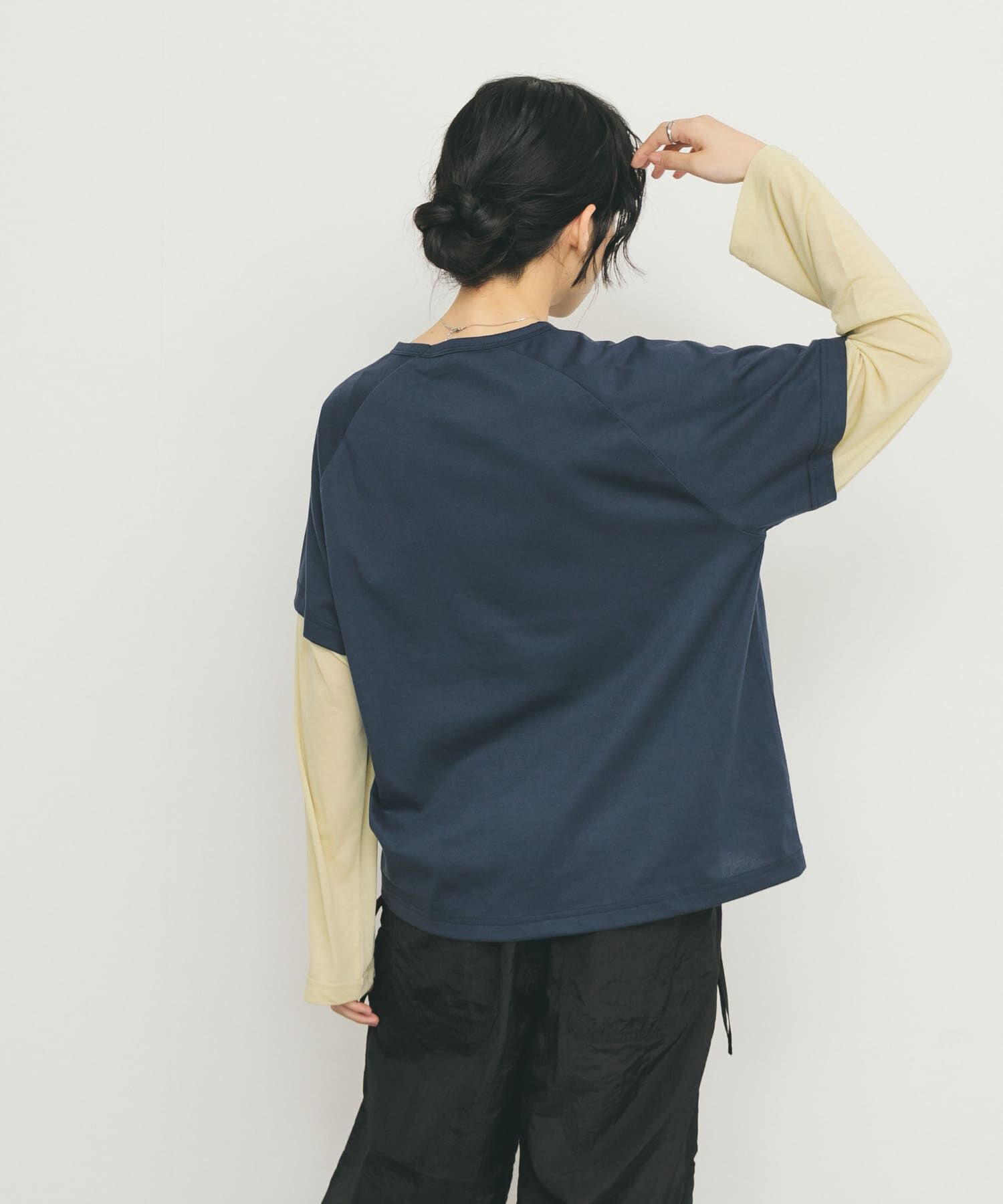  「シアースイッチングラグランTEE」|Tシャツ・カットソー|