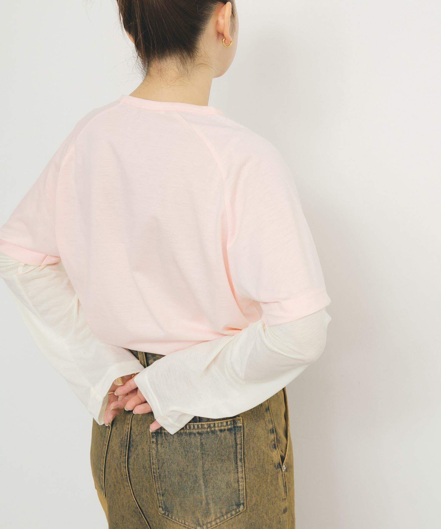  「シアースイッチングラグランTEE」|Tシャツ・カットソー|