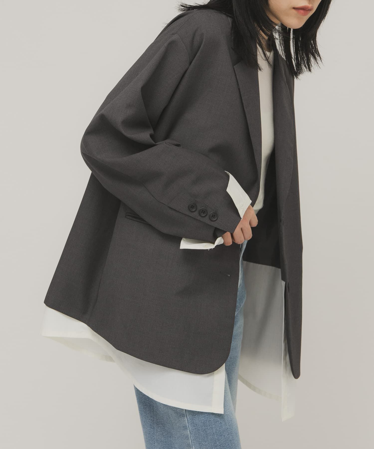  「レイヤードデザインジャケット」|その他|