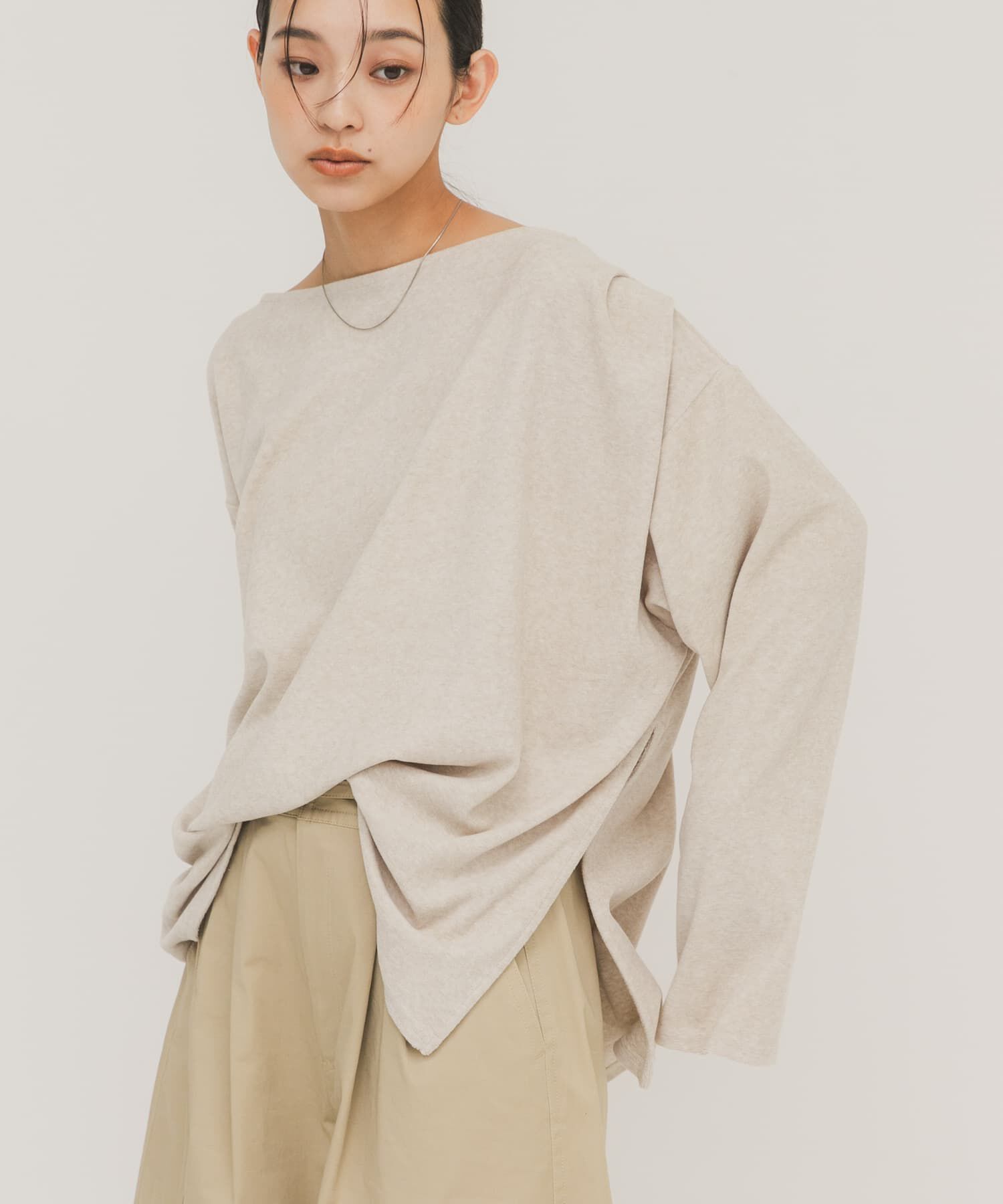  「ショルダータックプルオーバー」|Tシャツ・カットソー|