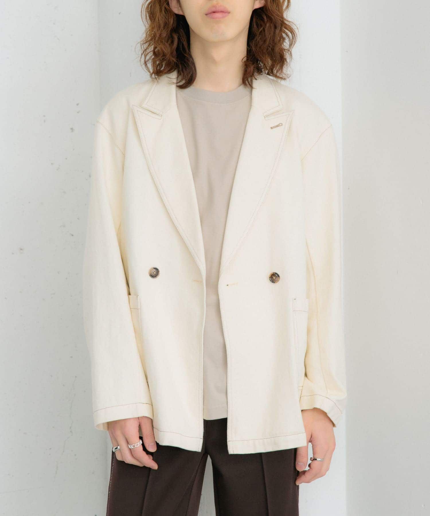 SENSE OF PLACE by URBAN RESEARCH「カツラギステッチアウトルーズジャケット」|その他|