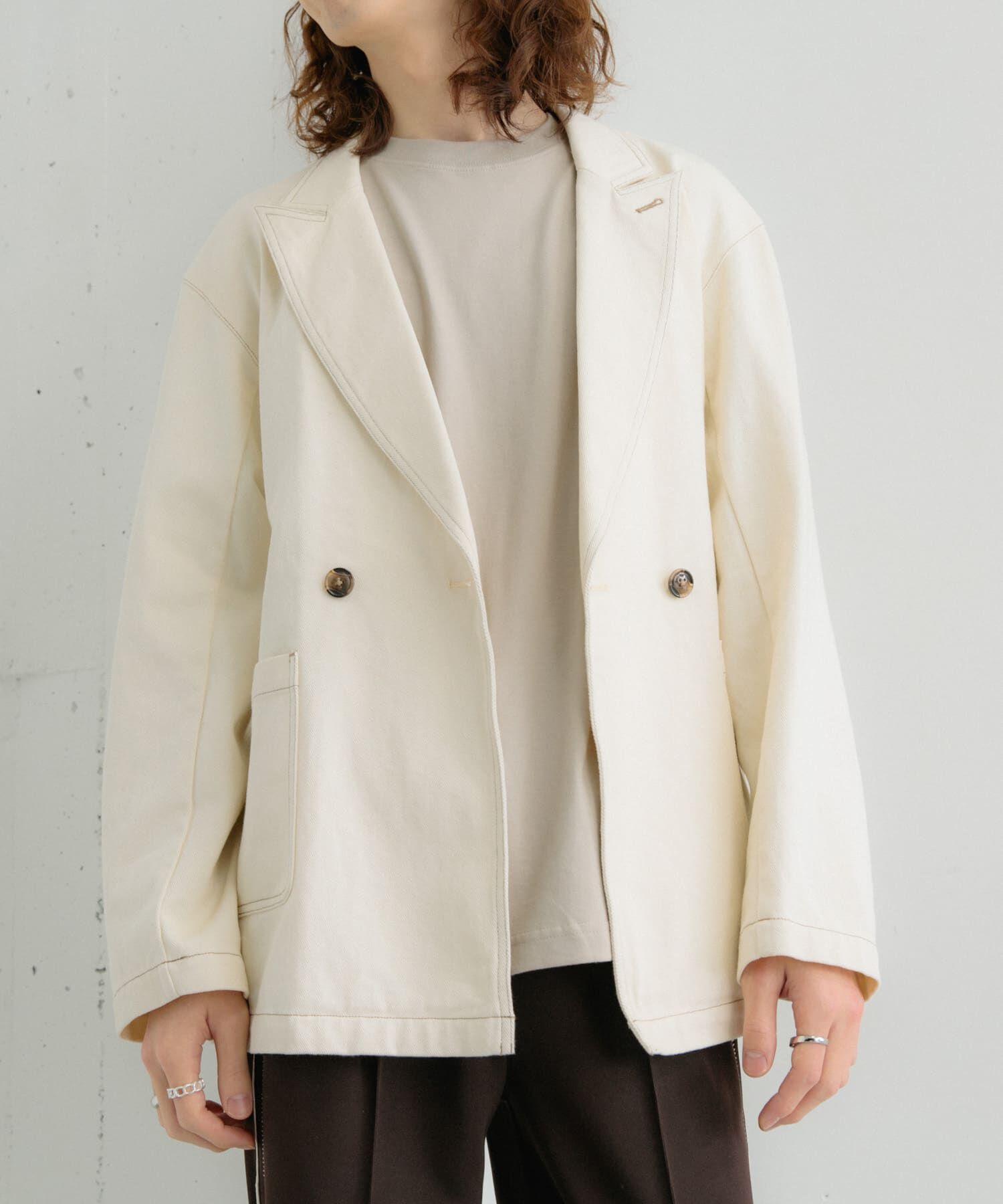 SENSE OF PLACE by URBAN RESEARCH「カツラギステッチアウトルーズジャケット」|その他|