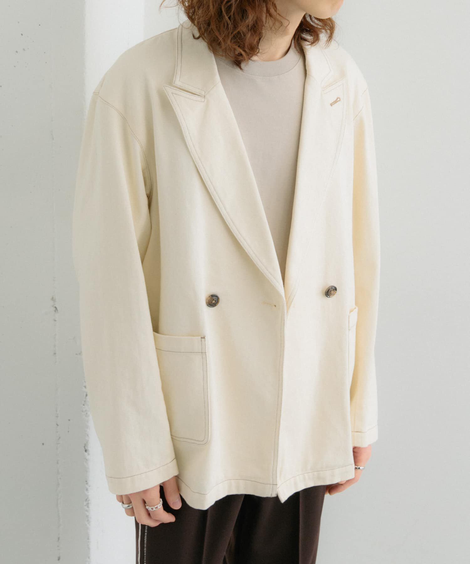 SENSE OF PLACE by URBAN RESEARCH「カツラギステッチアウトルーズジャケット」|その他|