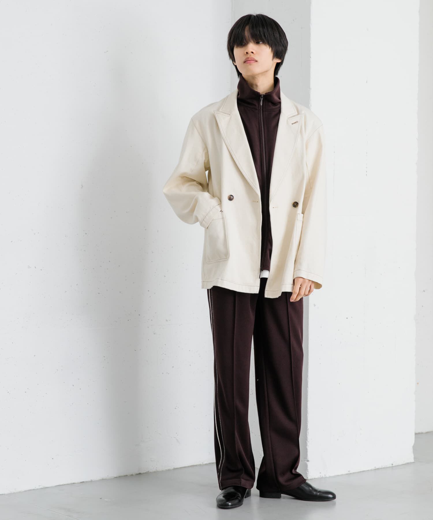 SENSE OF PLACE by URBAN RESEARCH「カツラギステッチアウトルーズジャケット」|その他|