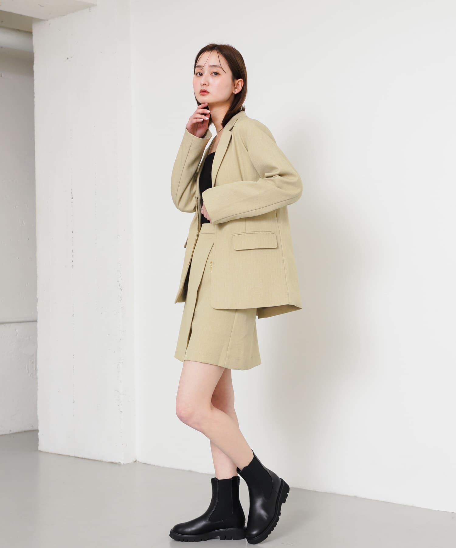 SENSE OF PLACE by URBAN RESEARCH「ラップミニスカート」|スカート|