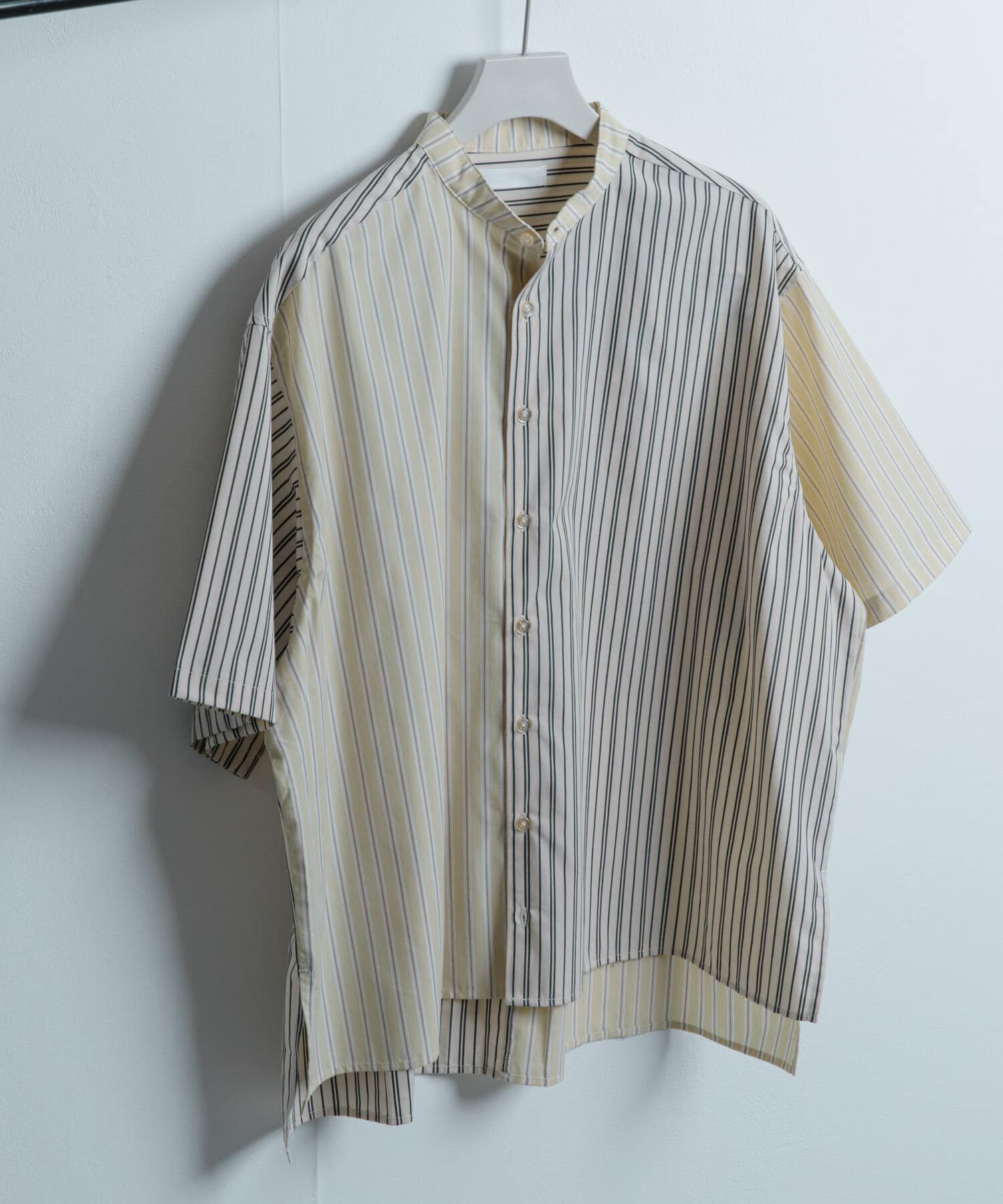 SENSE OF PLACE by URBAN RESEARCH「『ユニセックス』ストライプブロックドルーズシャツ」|シャツ・ブラウス|