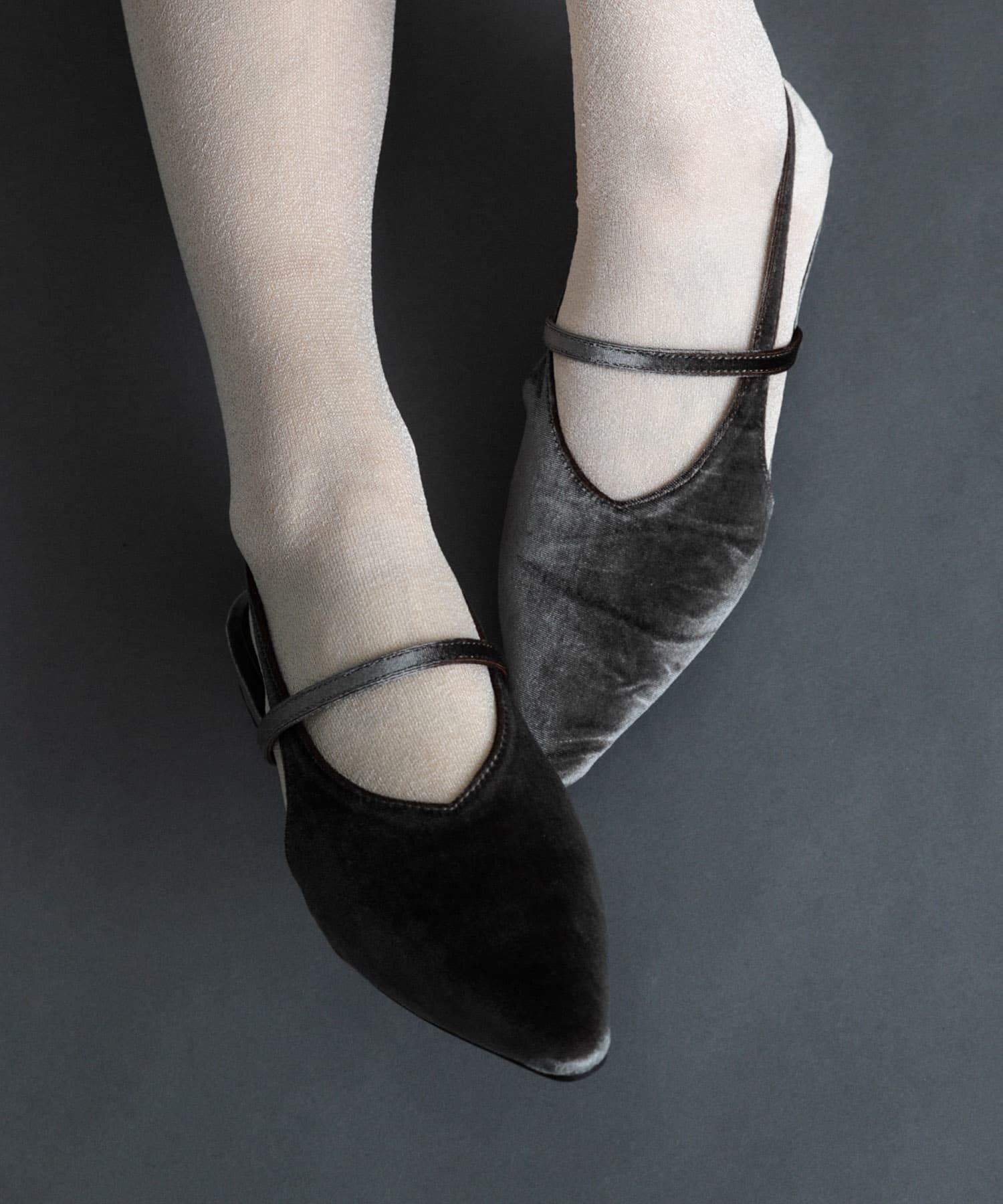 SENSE OF PLACE by URBAN RESEARCH「ベロアポインテッドシューズ」|パンプス|