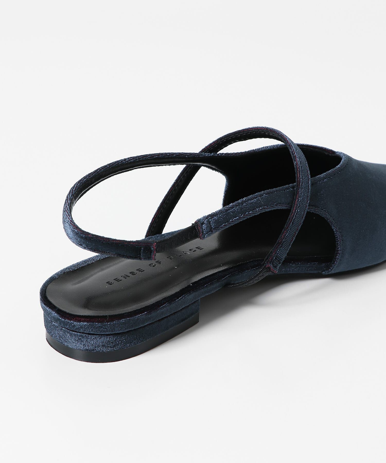 SENSE OF PLACE by URBAN RESEARCH「ベロアポインテッドシューズ」|パンプス|