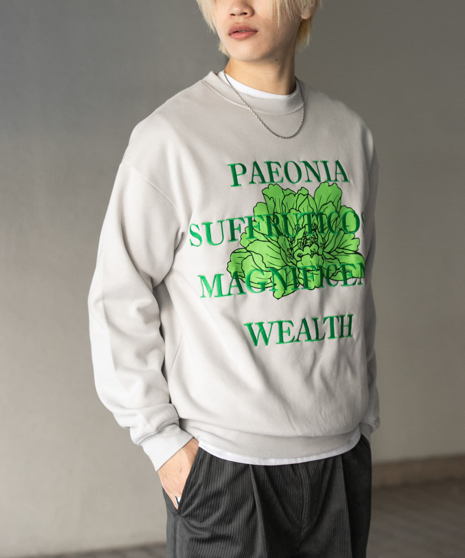 SENSE OF PLACE by URBAN RESEARCH「ボタニカルグラフィッククルーネックスウェット」|スウェット・ジャージ|