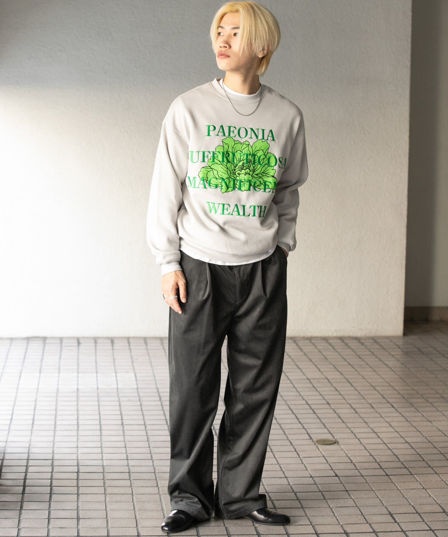 SENSE OF PLACE by URBAN RESEARCH「ボタニカルグラフィッククルーネックスウェット」|スウェット・ジャージ|